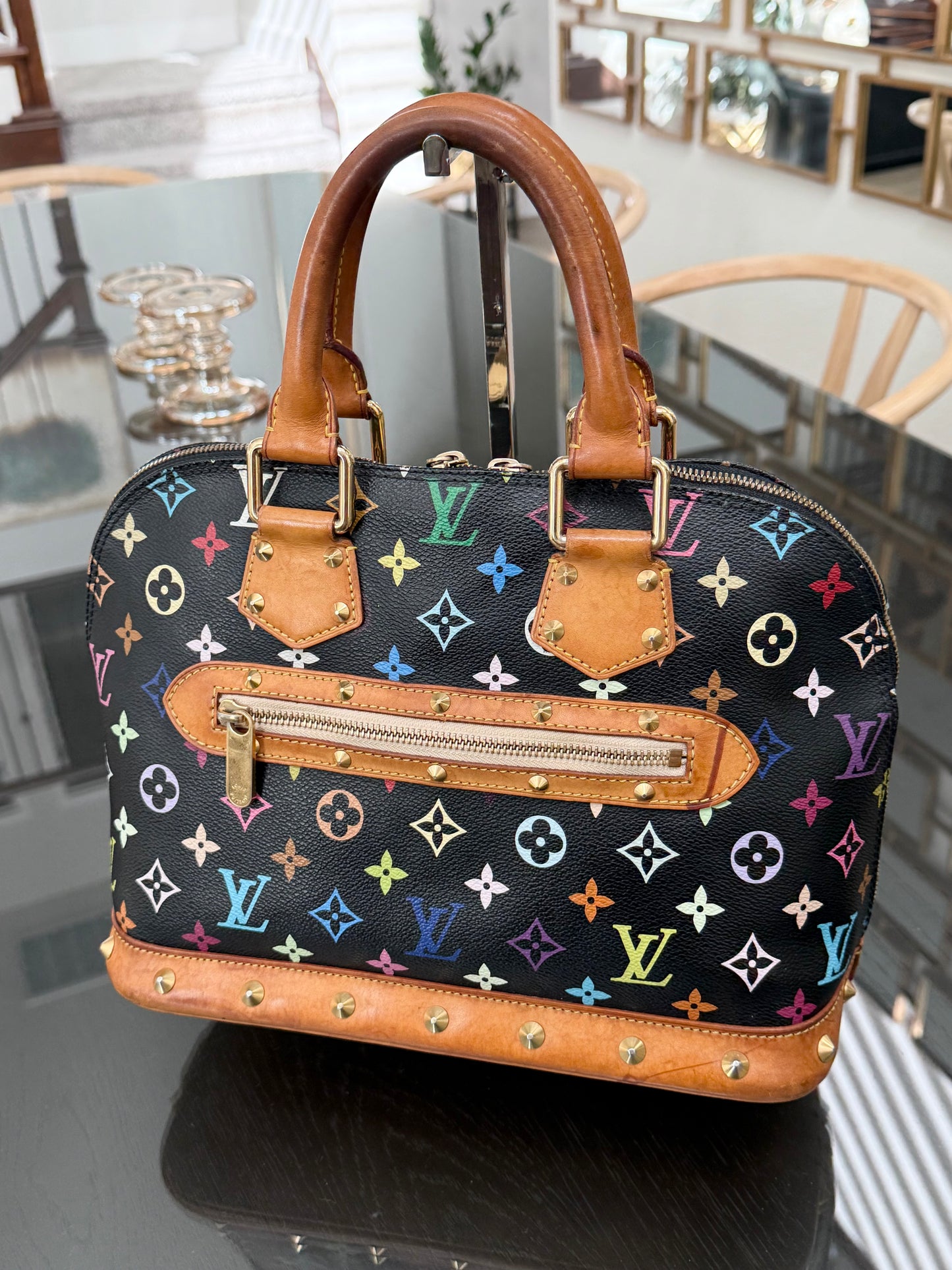Multicolor Alma PM with Dustbag , Insert organizer and Twilly📅 Year: 2004