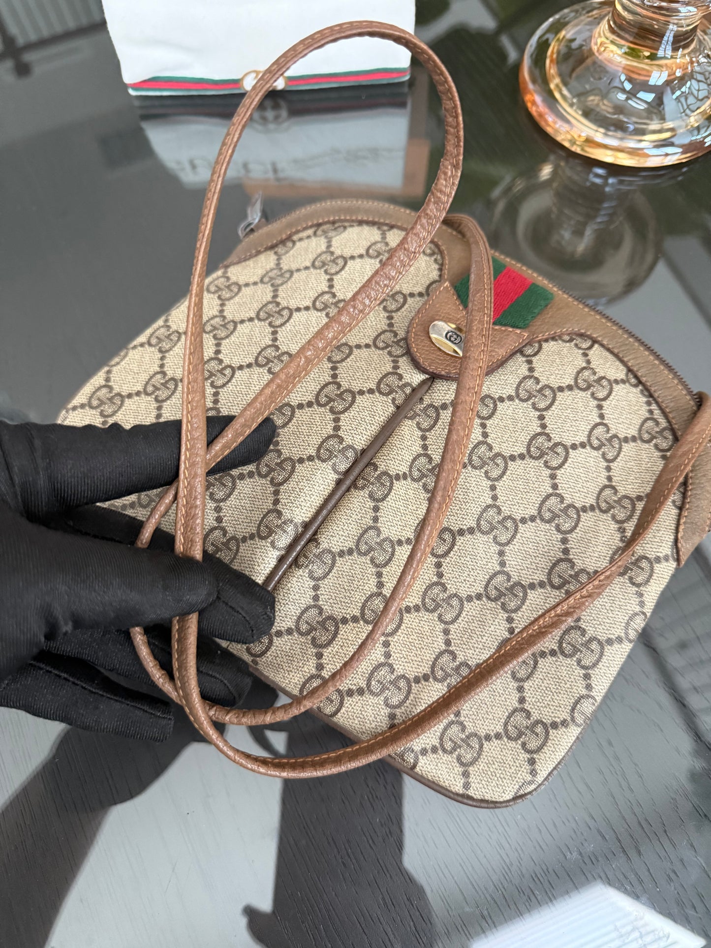GUCCI GG Vintage Sherryline Crossbody bag-🗓️