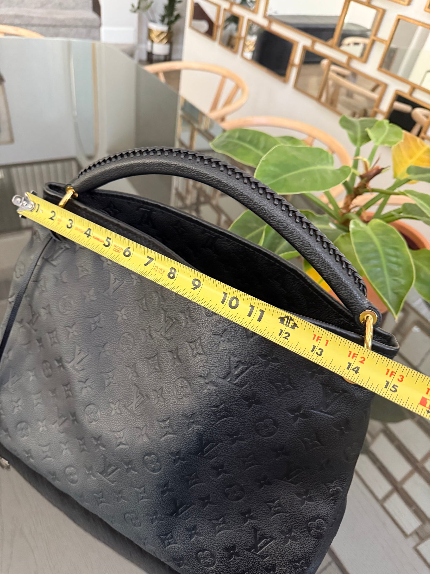 Artsy MM Empriente Black with Dustbag - 📅 Microchip and Authenticated