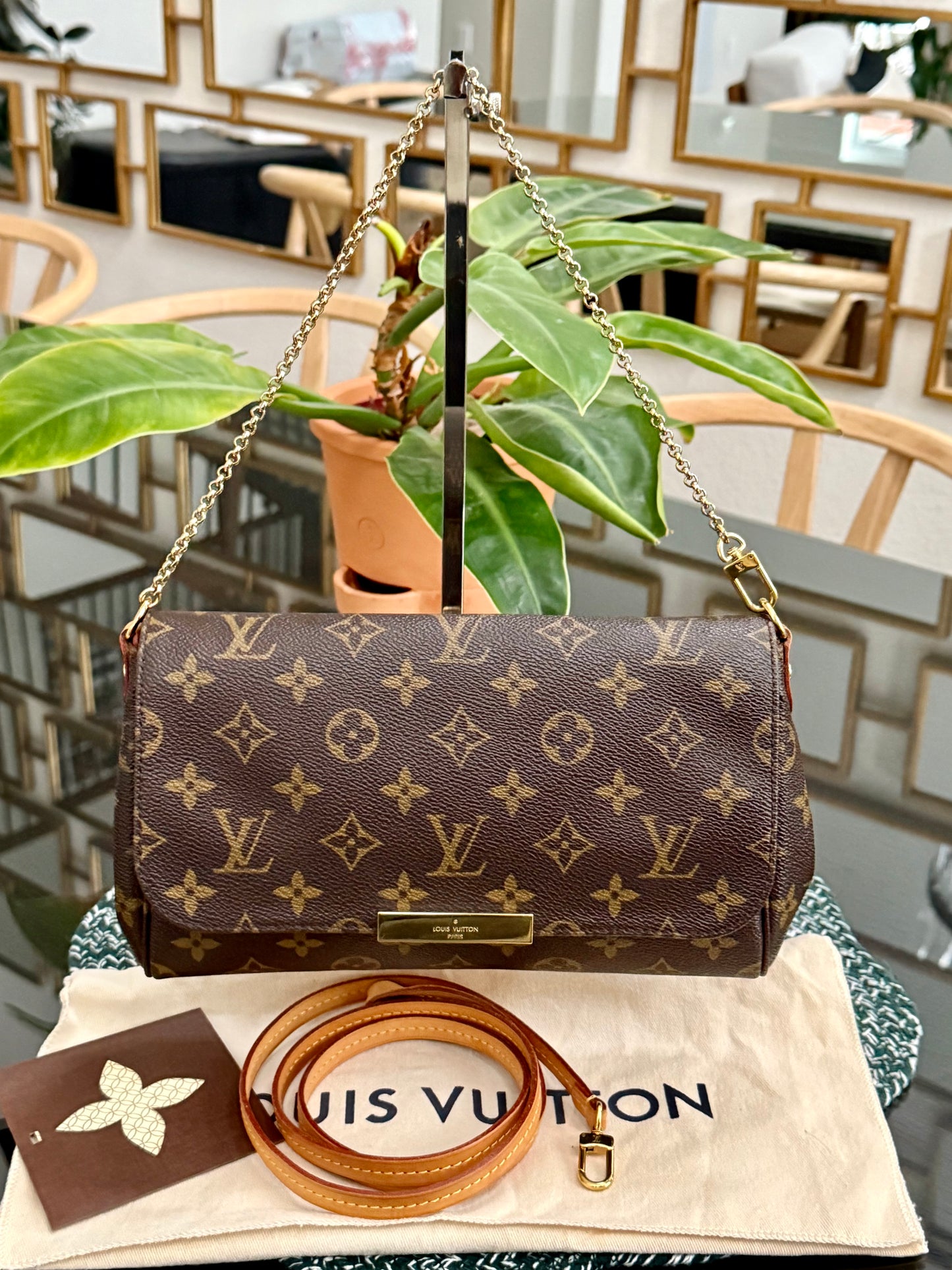 Favorite MM in Monogram with Original Strap, Dustbag, Box and Paper bag 🗓️ Year: 2017