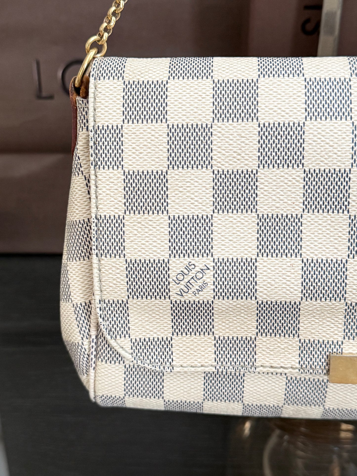 Favorite MM in Azur with Dustbag, Insert Organizer, Box and Paper bag -Year: 2015