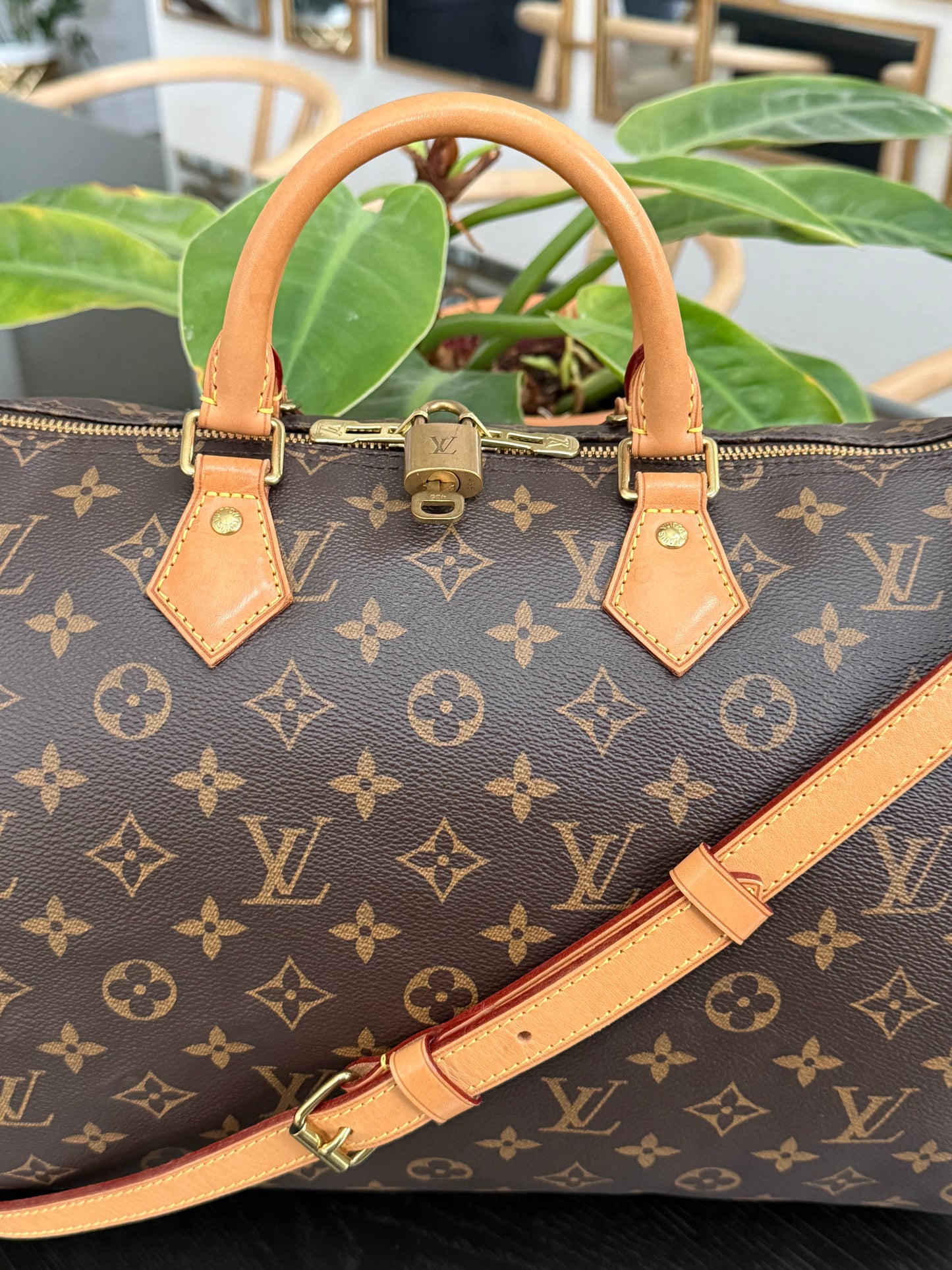 Speedy 35 Bandoulier with lock 🔐 key, Dustbag and Insert Organizer -🗓️ Year: 2015