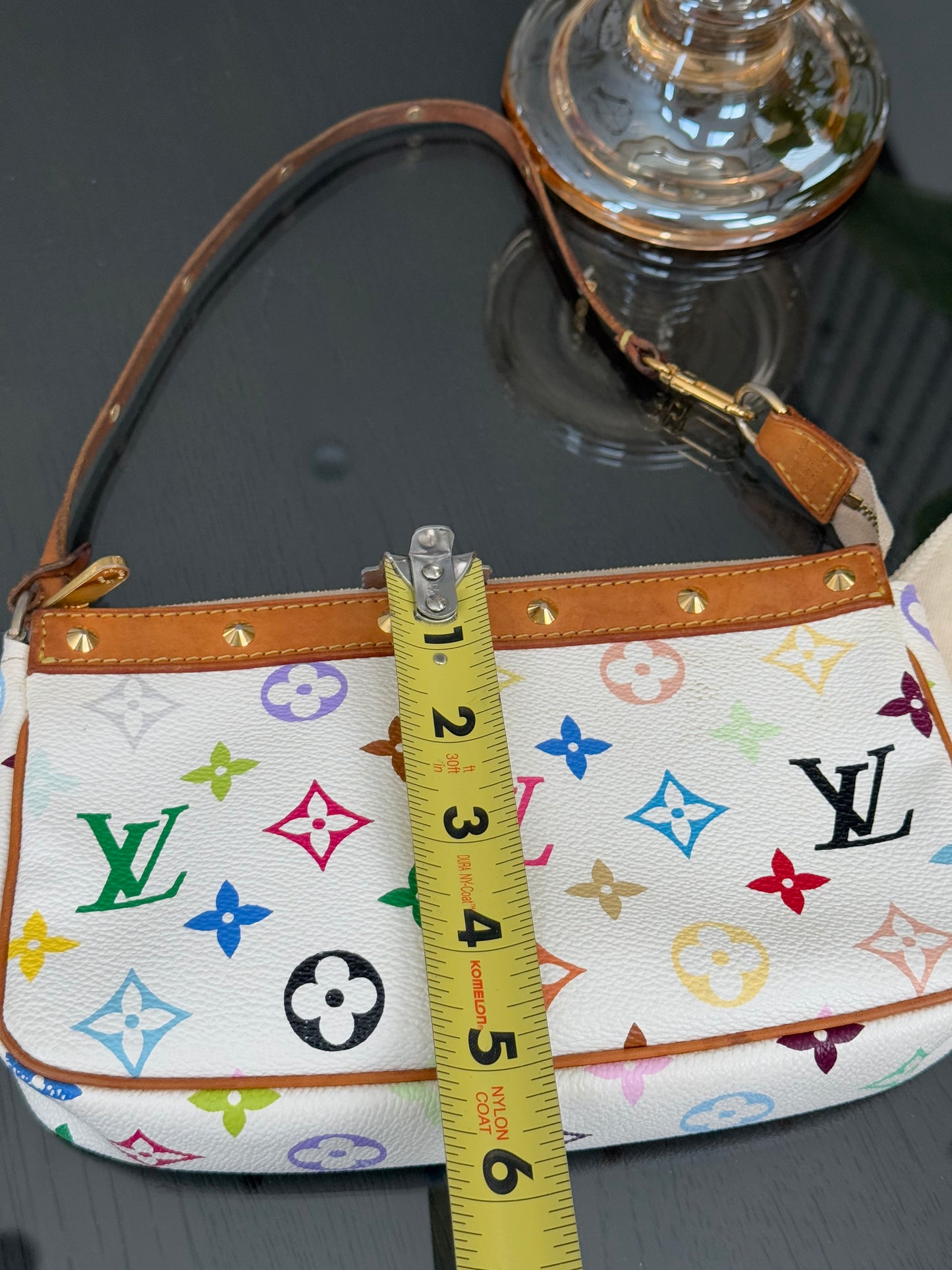 Multicolor Pochette Accessories with Dustbag and Strap 📅 Year: 2003