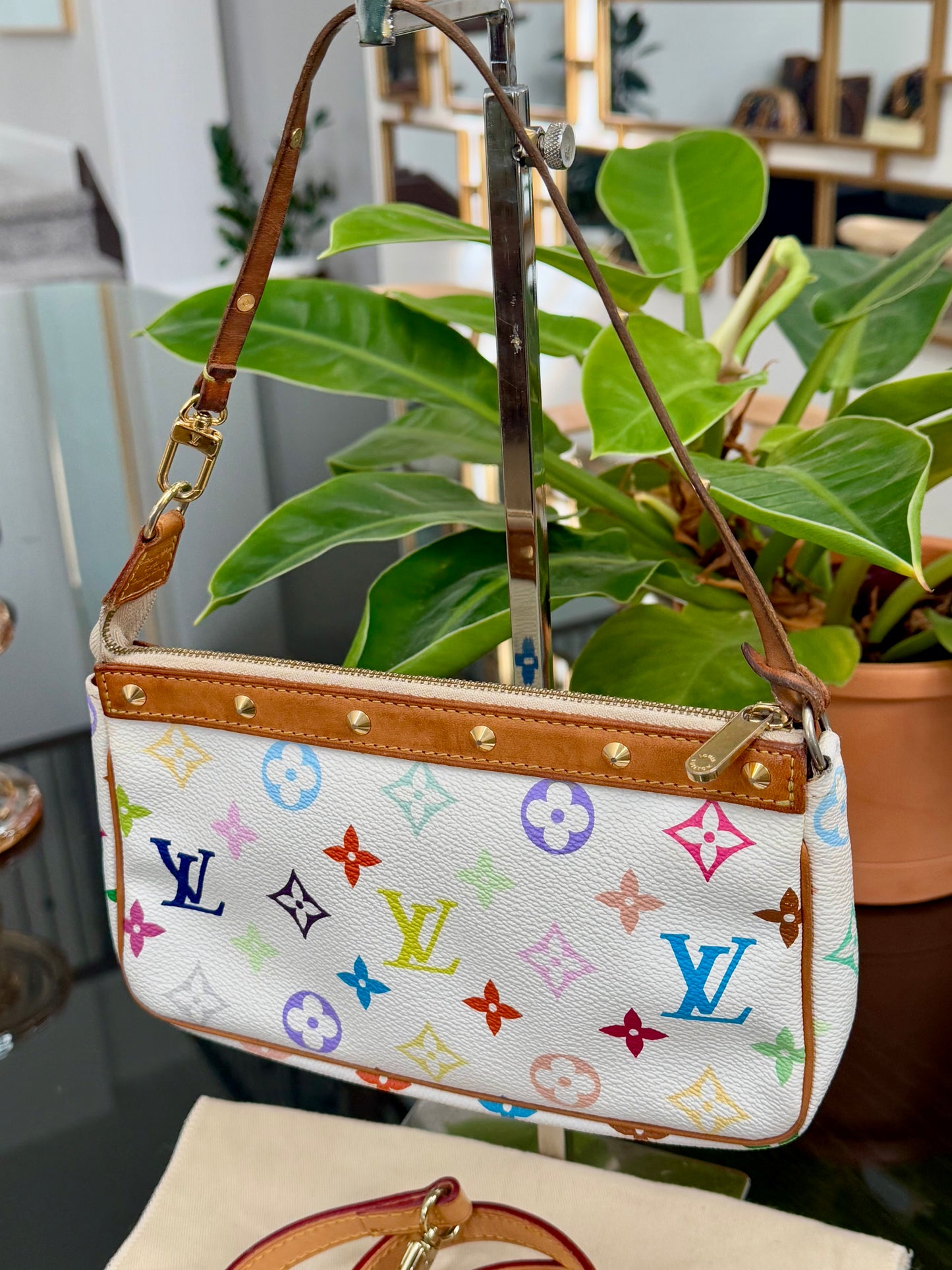 Multicolor Pochette Accessories with Dustbag and Strap 📅 Year: 2003