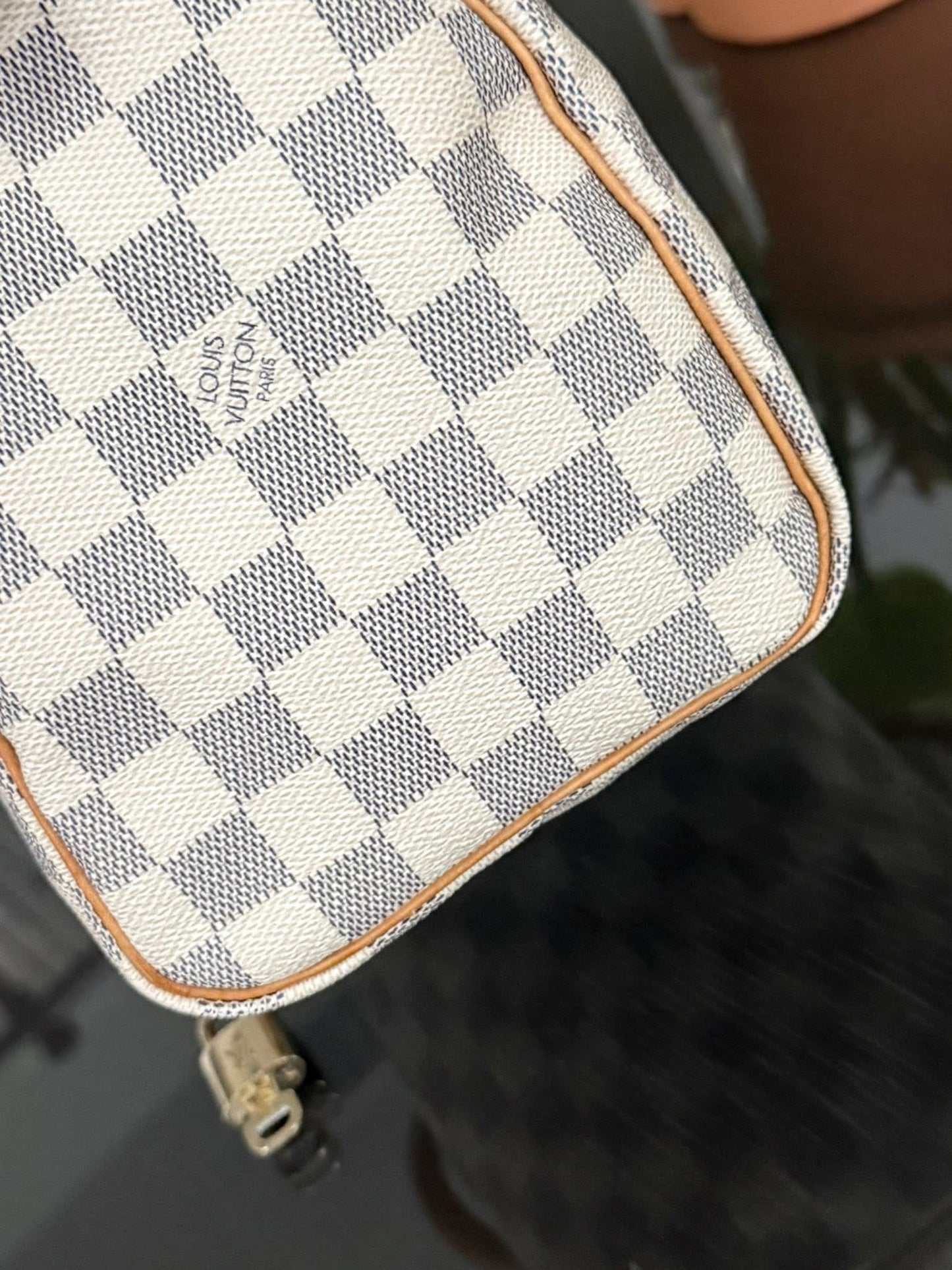 Speedy 25 in Damier Azur with lock 🔐 key and Dustbag -🗓️ Year 2007