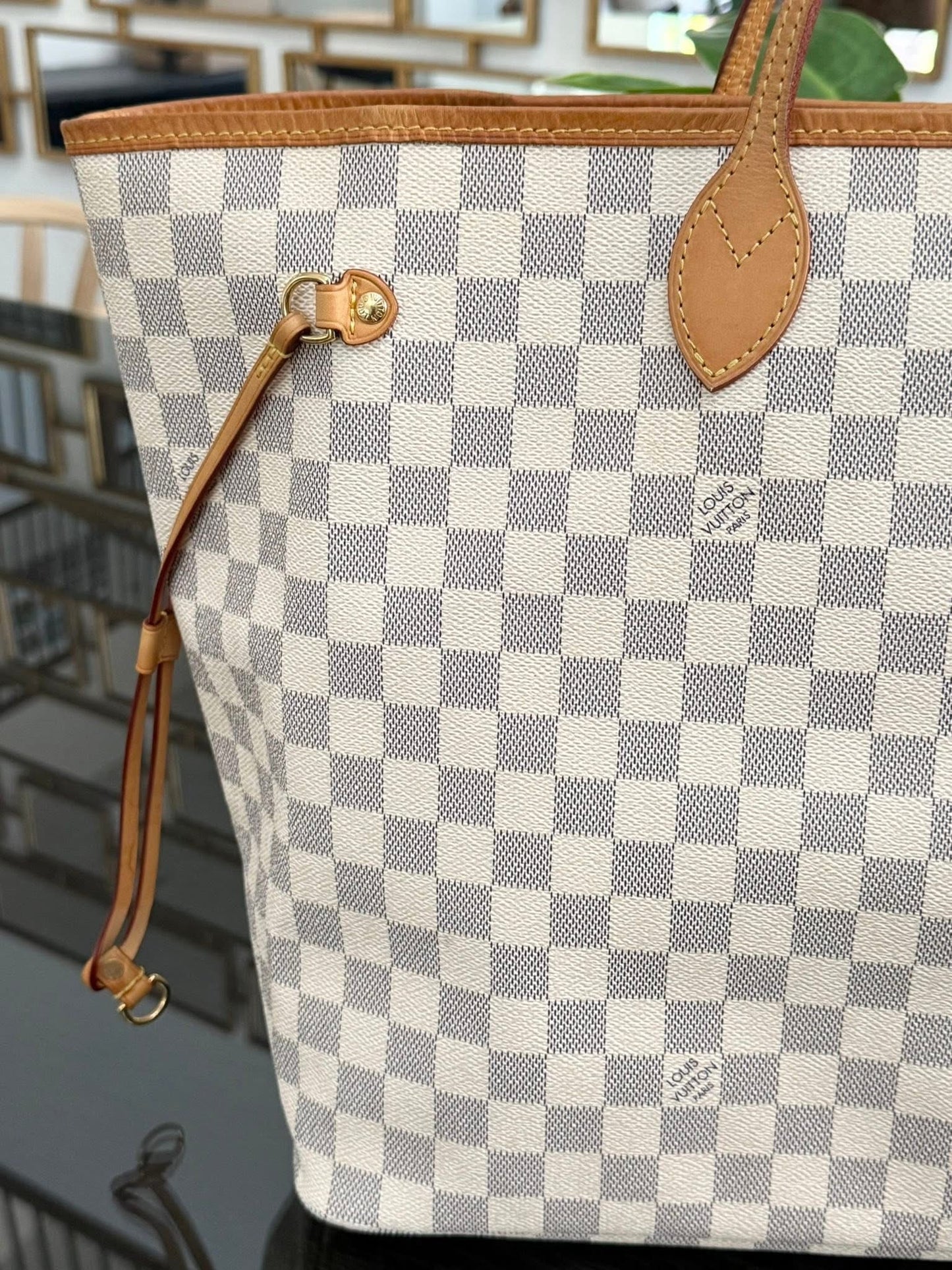 Neverfull GM in Azur with Dustbag Insert Organizer 🗓️ Year: 2012