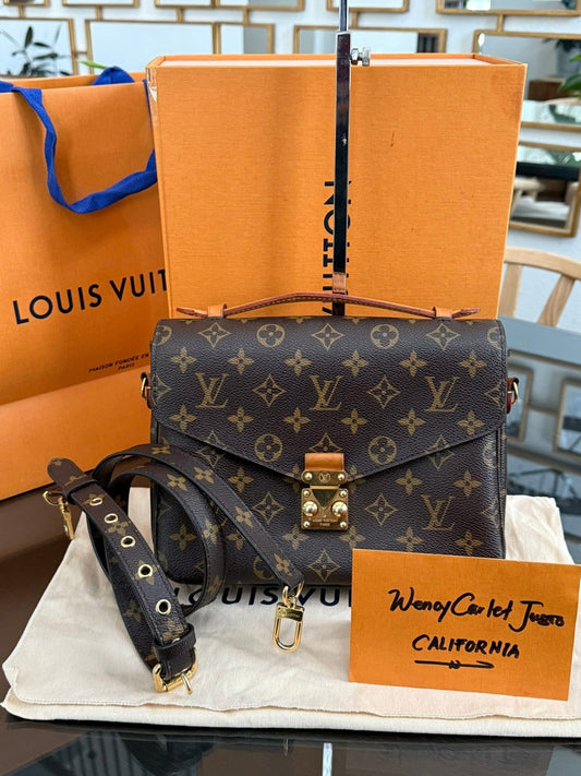 Pochette Metis in Monogram with Box, Dustbag and Paper bag -Year 2015