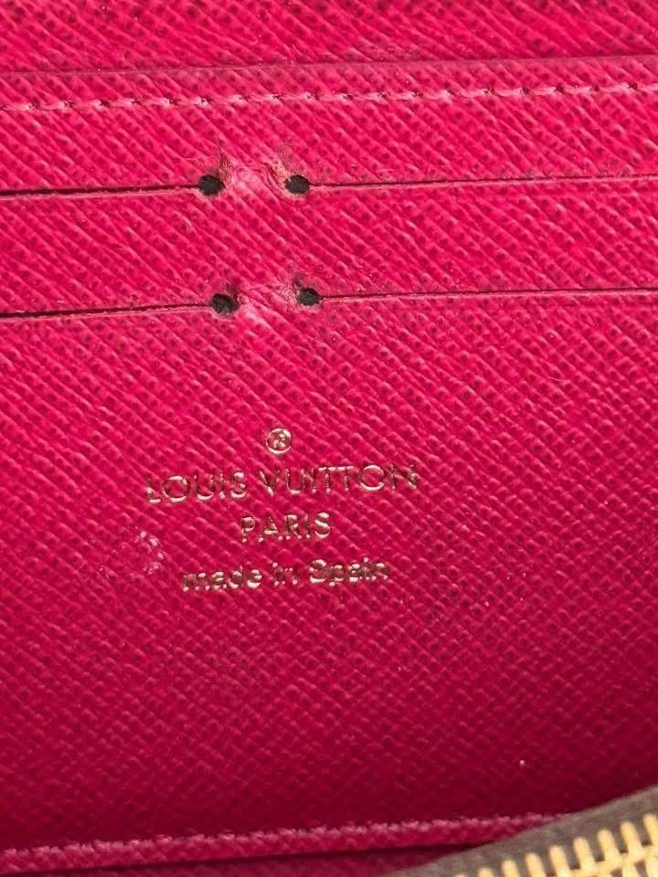 Monogram Clemence Wallet in Peony with box 🗓️ Year 2016