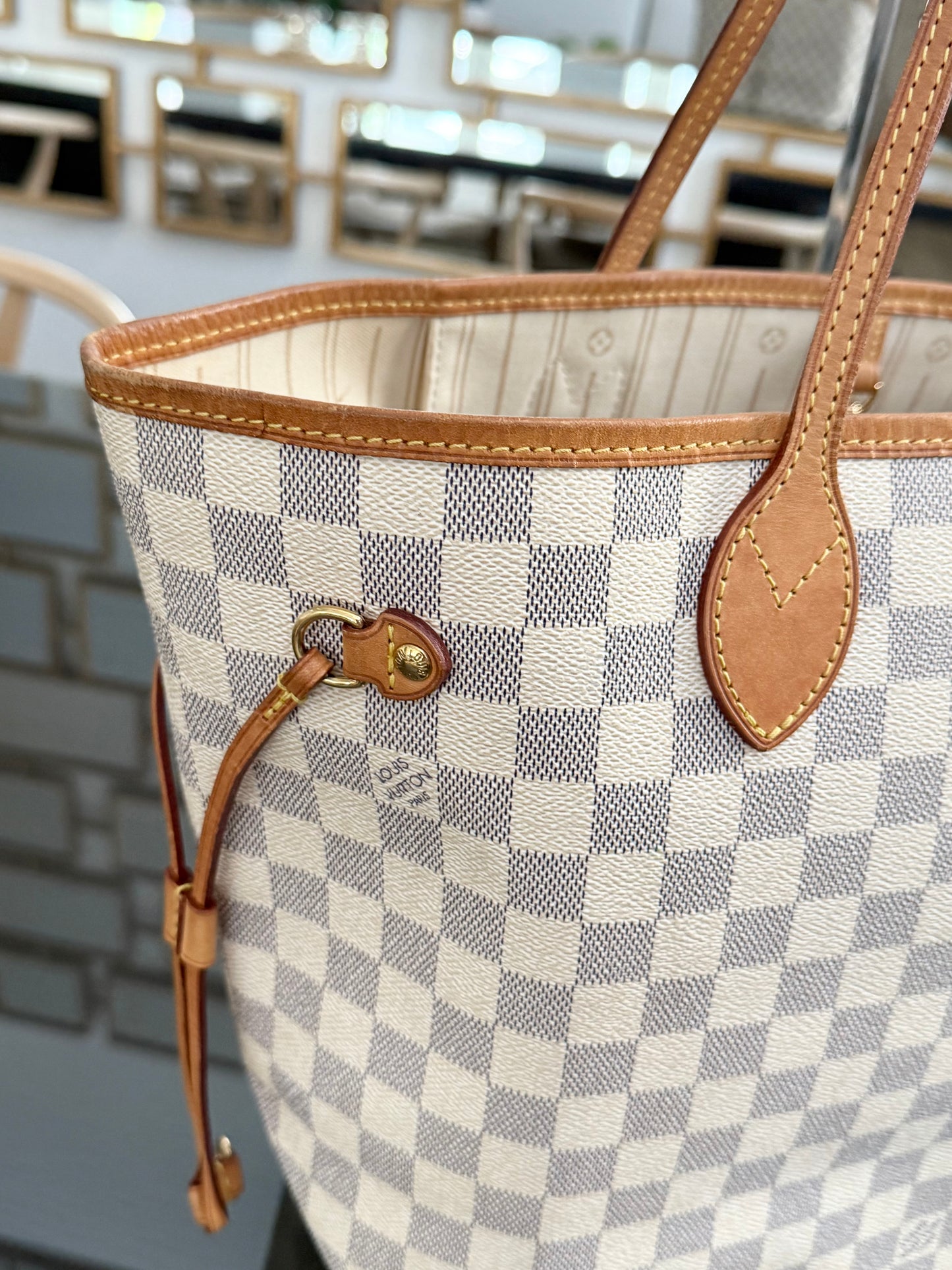 Neverfull MM Azur iwith Dustbag and Insert Organizer-🗓️ Year: 2011