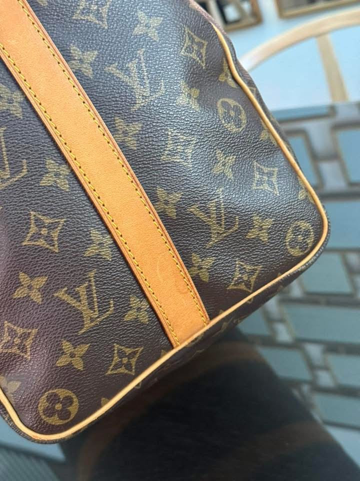Keepall 45 Bandoulier with Original Strap , Luggage Tag and Poignet 📅 Year: 1989