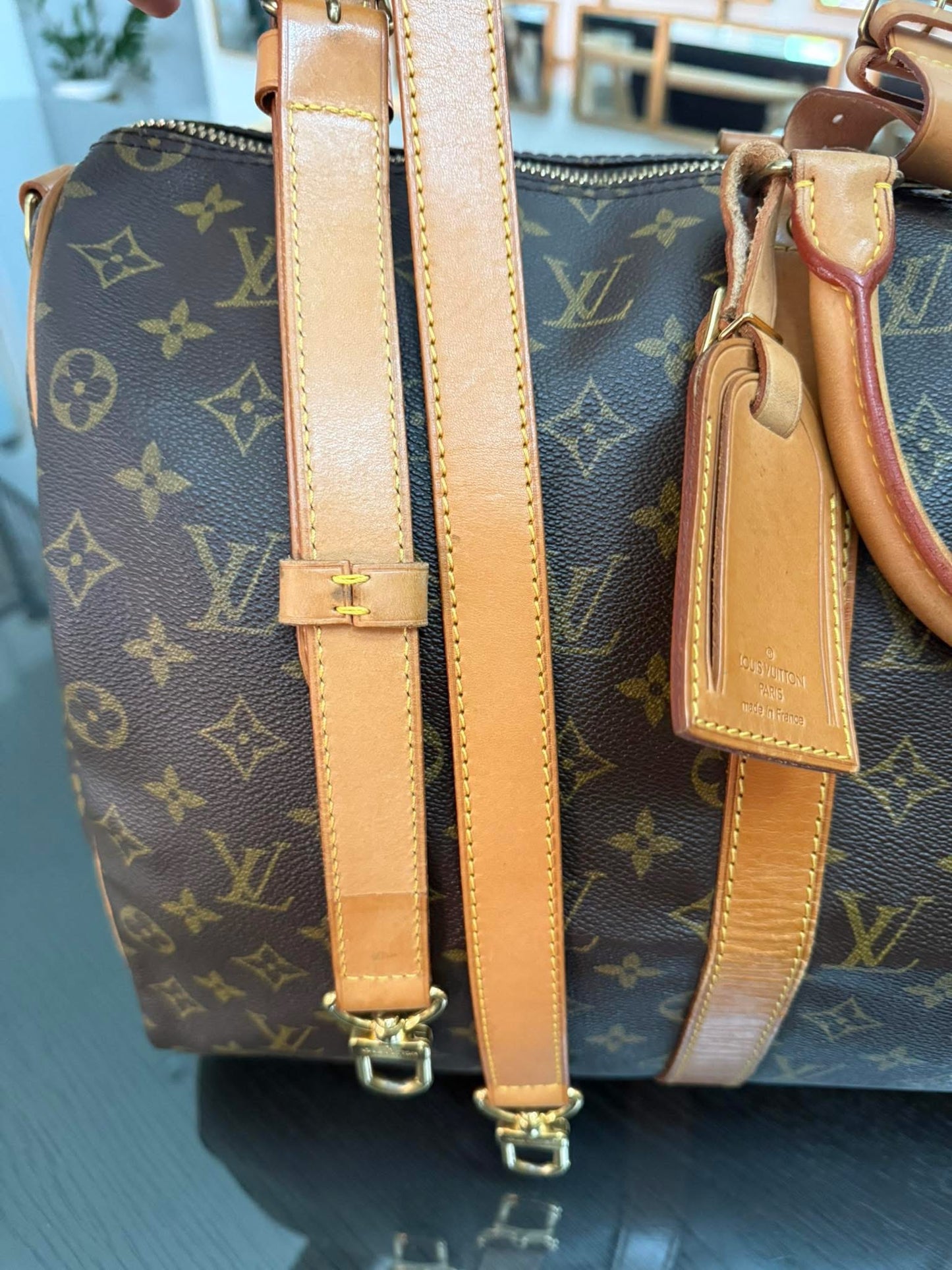 Keepall 50 Bandoulier with Original Strap, 🔐 Lock, Key , Poignet and Luggage Tag 📅 Year: 1993