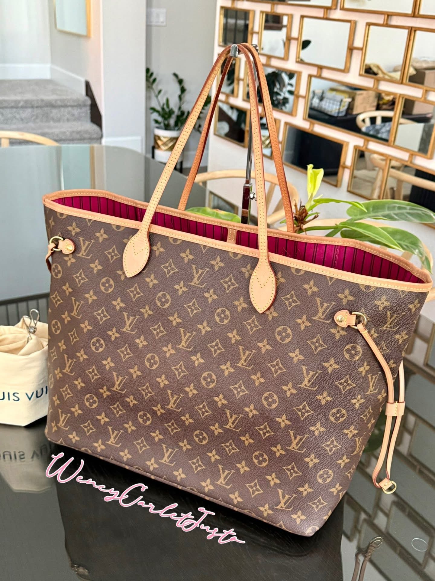 Neverfull GM Monogram in Peony with Dustbag -🗓️ Year 2020