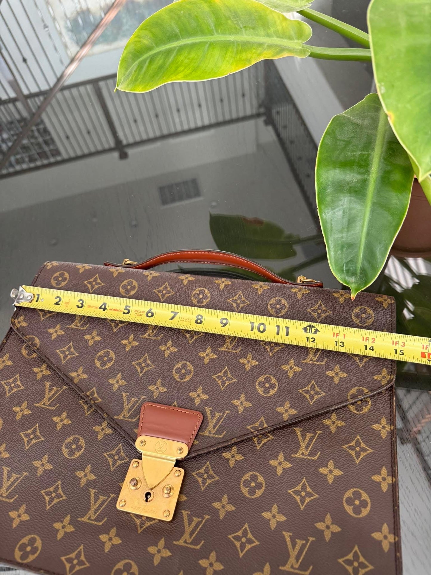 Porte Document / Laptop Vintage Bag with Key 🔑 and Crossbody Strap 🗓️ Year 1990