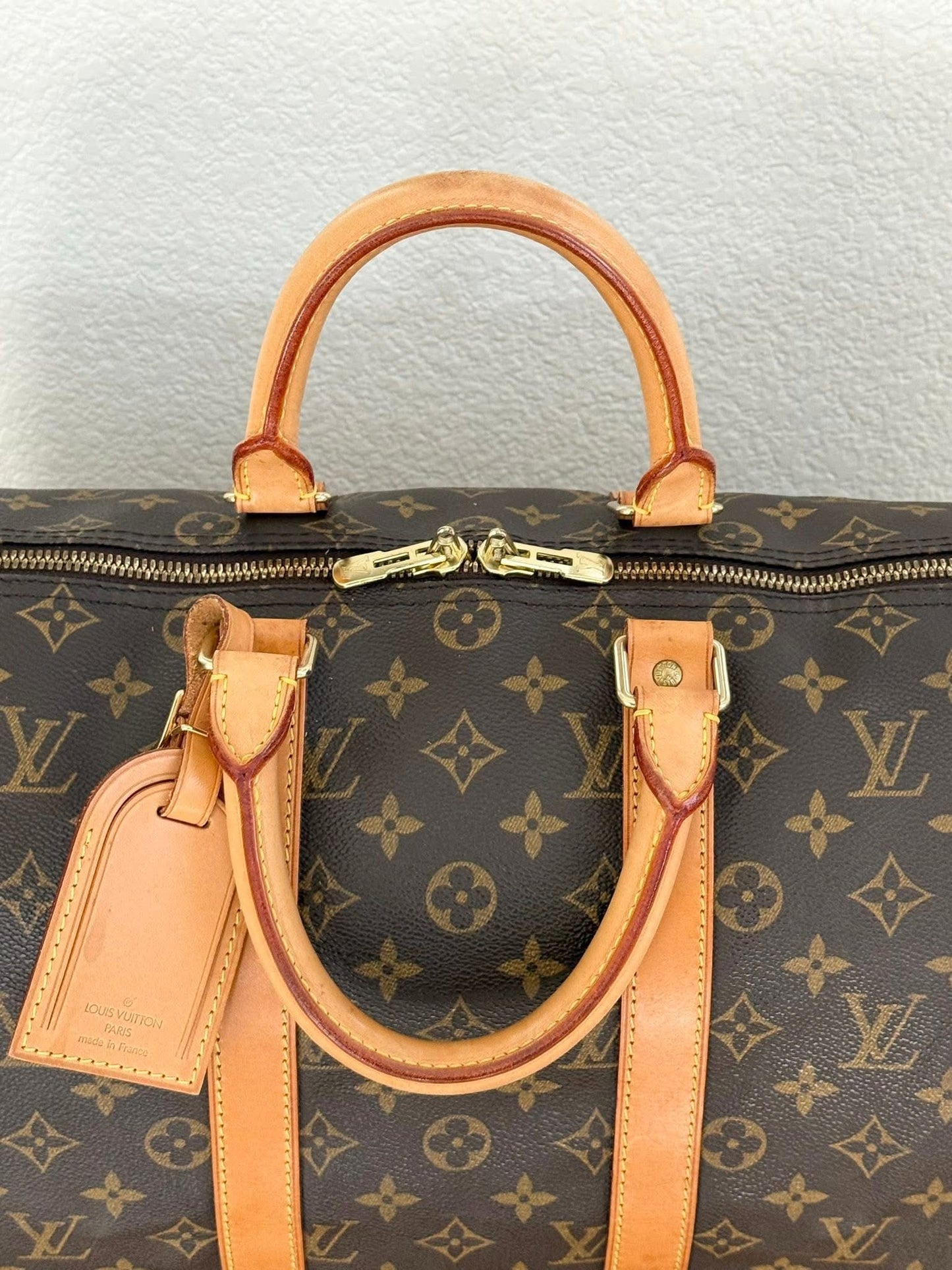 Keepall 45 Bandoulier with Original Strap, Luggage tag and Poignet 📅 Year: 1998