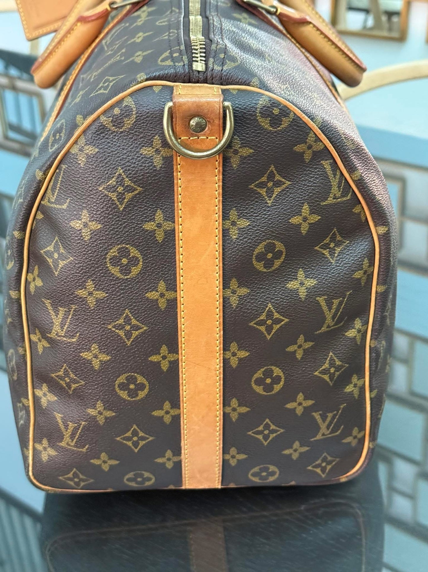 Keepall 50 Bandoulier with Original Strap, 🔐 Lock, Key , Poignet and Luggage Tag 📅 Year: 1993