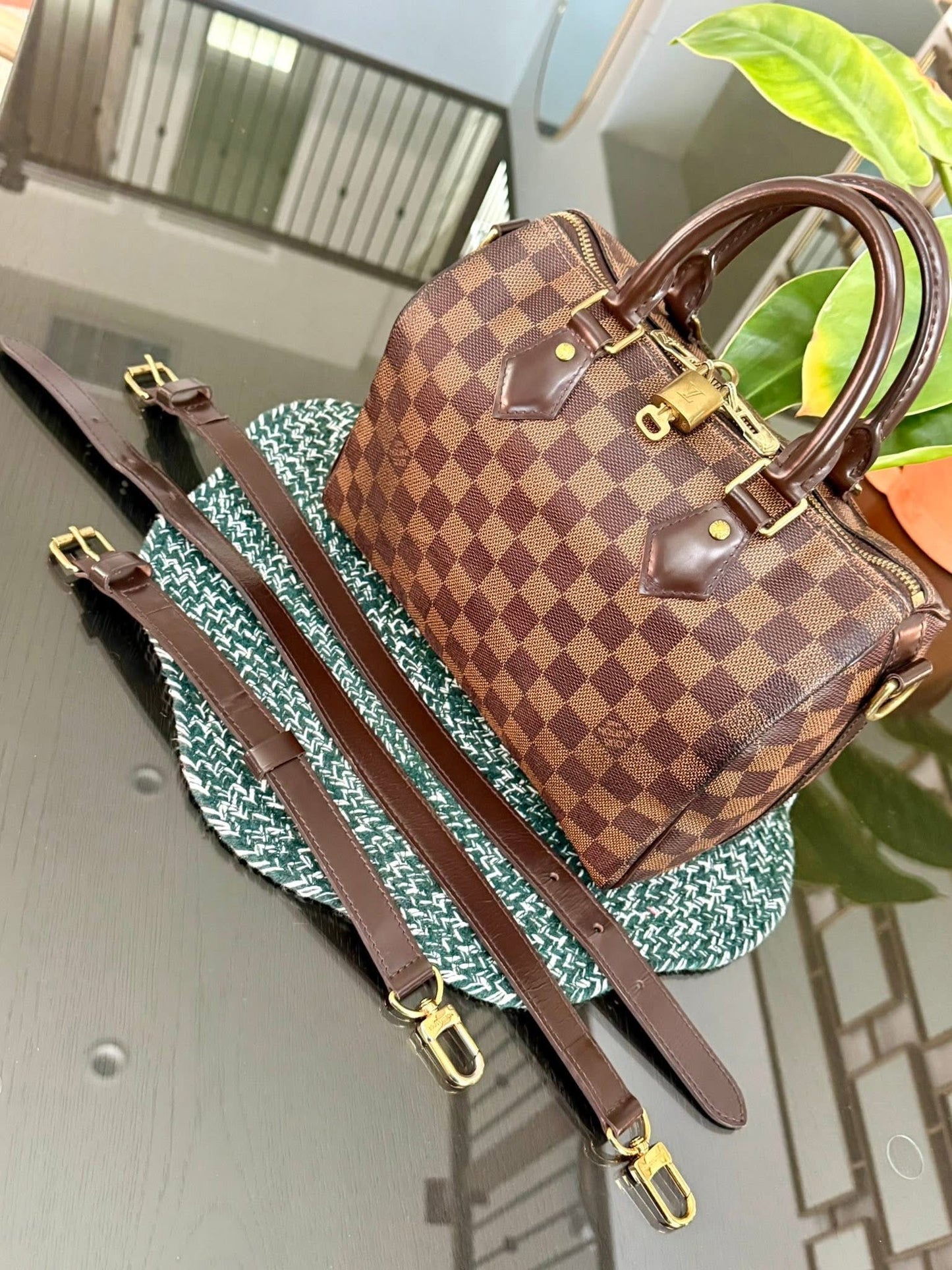 Speedy 25 Bandoulier in DE with Original Strap, Lock 🔐 , Key 🔑 and Dustbag 🗓️ Year: 2017