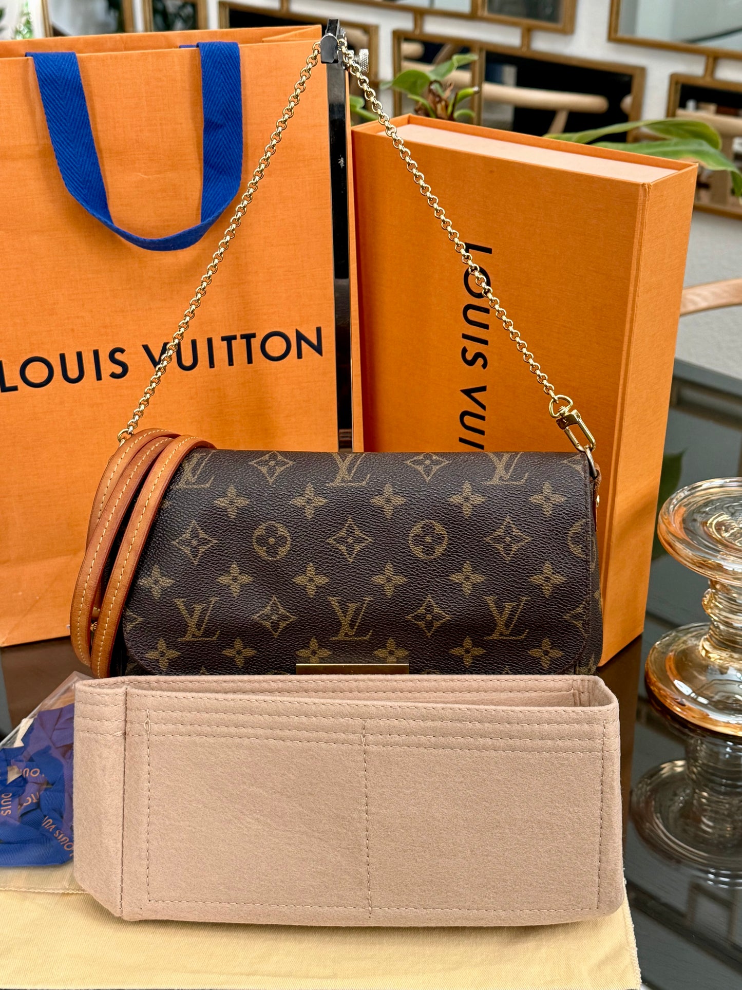Favorite MM in Monogram with Original Strap, Dustbag, Box, Paper Bag and Insert Organizer -🗓️ Year: 2015
