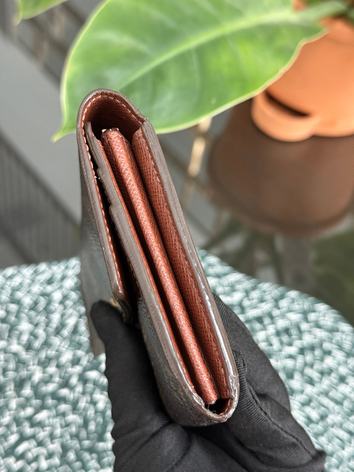 Sarah Wallet in Monogram with 10 Cardholders 🗓️ Year: 2007