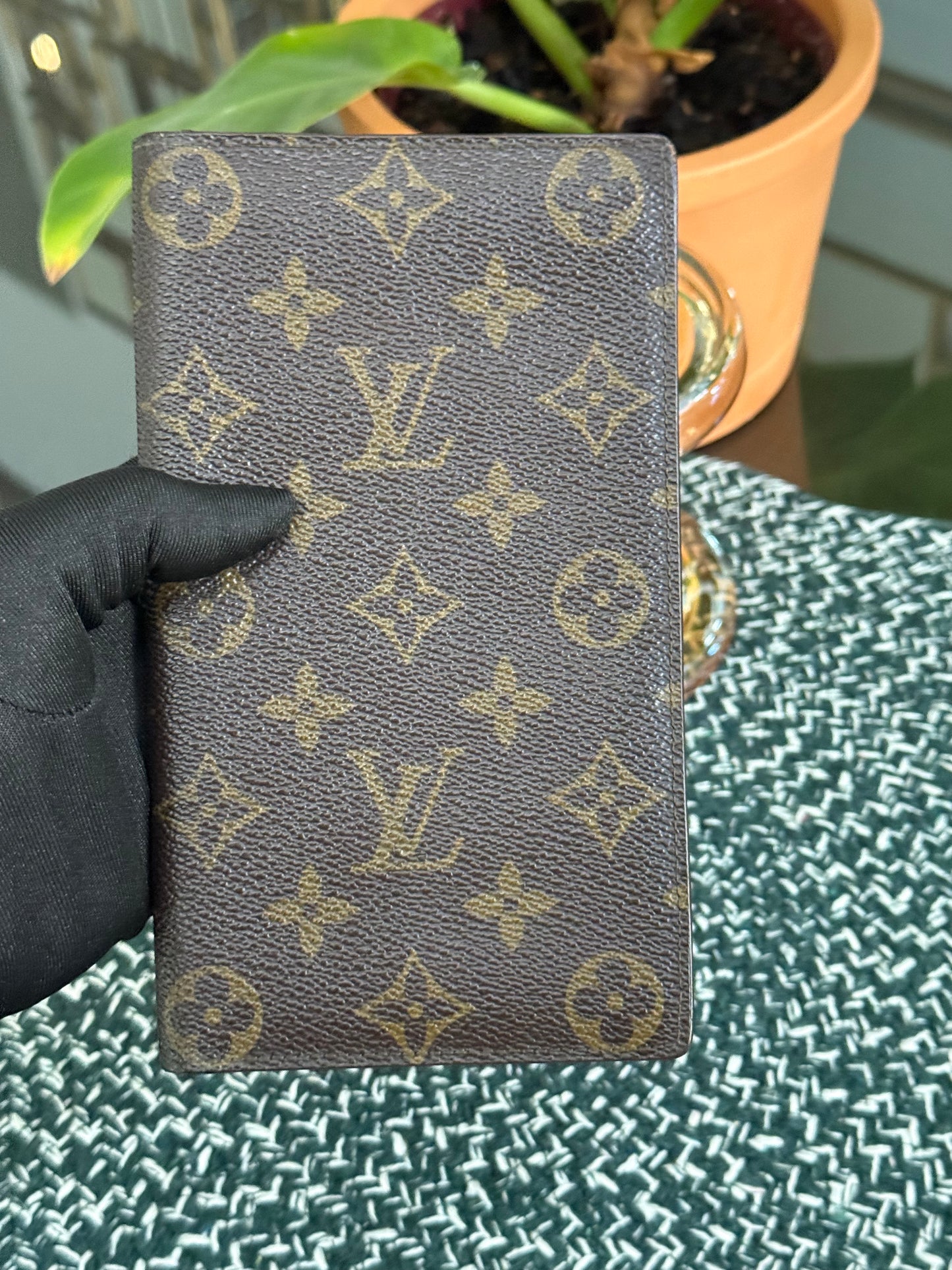 Monogram Checkbook Wallet with 6 Cardholders 🗓️ Year: 1990