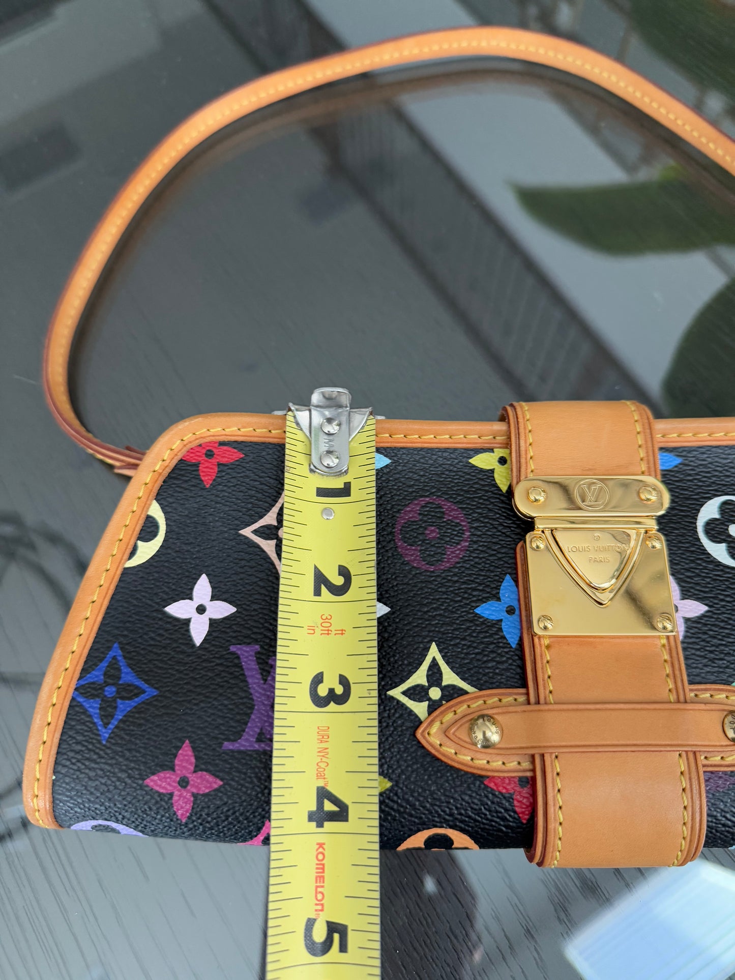 Multicolor Shirley Clutch/ Shoulder Bag with Box📅 Year: 2005
