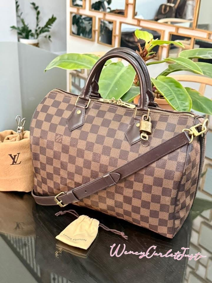 Speedy 30 Bandoulier in DE with 🔐 lock, Key, Original Strap and Dustbag -🗓️ Year: 2018