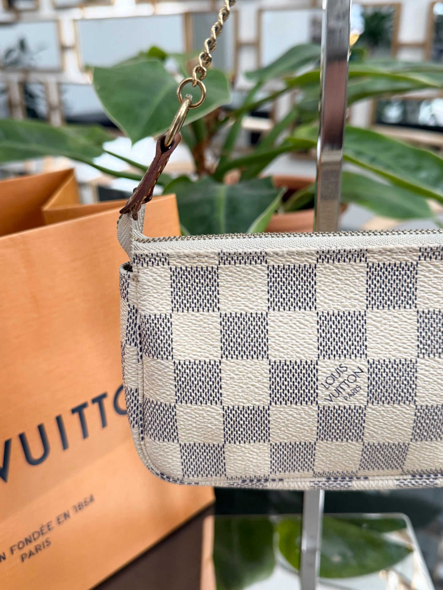 Mini Pochette Accessories Azur with Dustbag and Paper bag -🗓️ Year: 2016