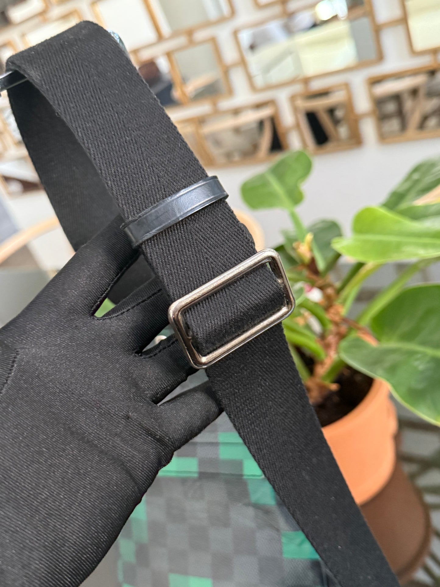 Avenue Sling Damier Graphite Green Pixel with Dustbag -Year 2018