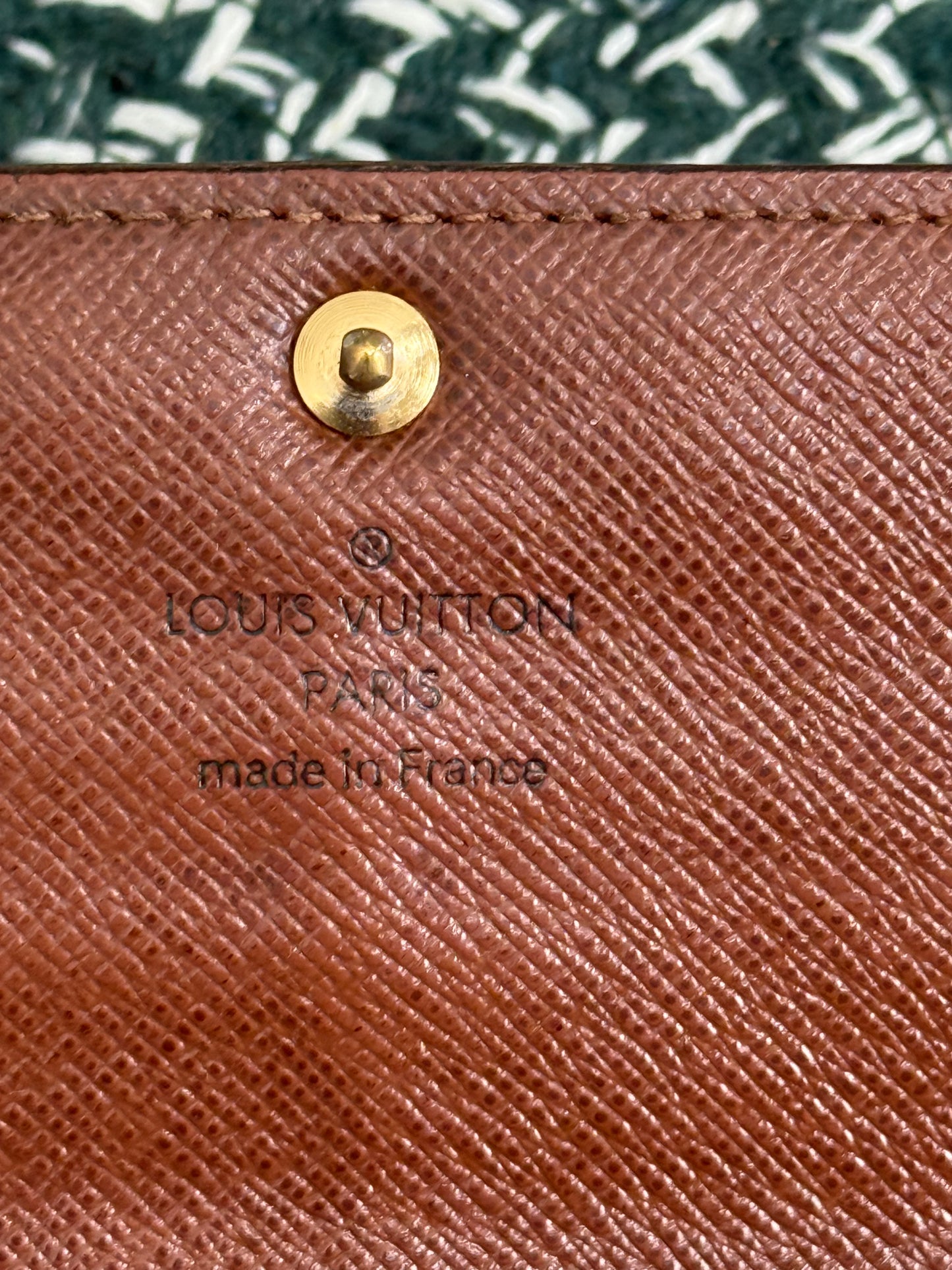 Sarah Wallet in Monogram with 10 Cardholders 🗓️ Year: 2007
