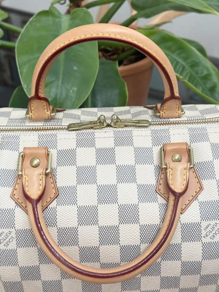 Speedy 30 Bandoulier in Azur with Original Strap, Dustbag and Insert Organizer -🗓️ Year: 2013