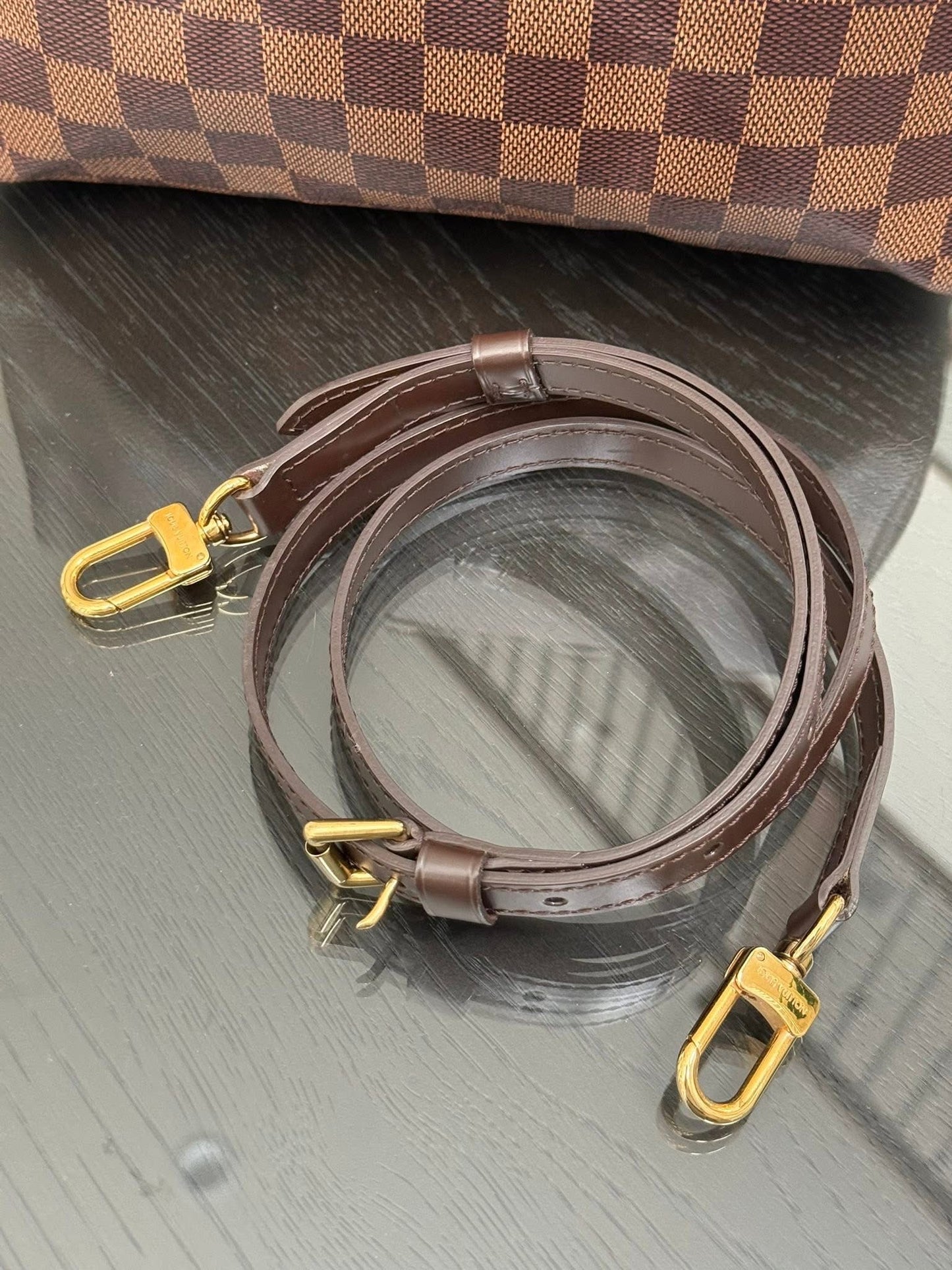 Speedy 25 Bandoulier in DE with Lock 🔐 key, Original Strap, Dustbag and Insert Organizer 🗓️ Year: 2019
