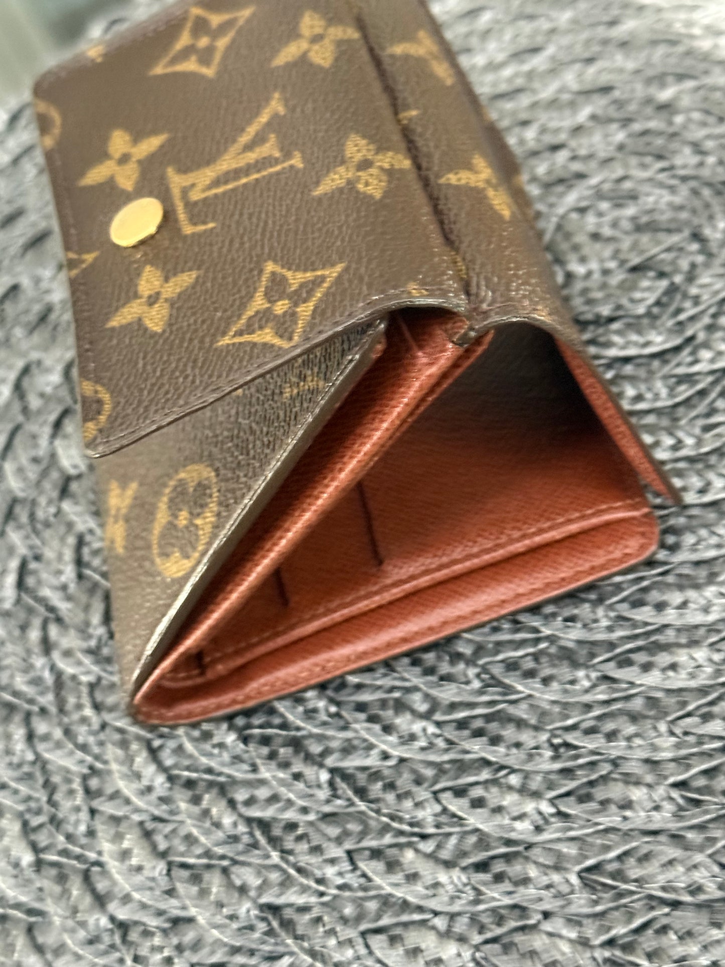 Monogram Elise Trifold Compact Wallet 🗓️ Year: 2000