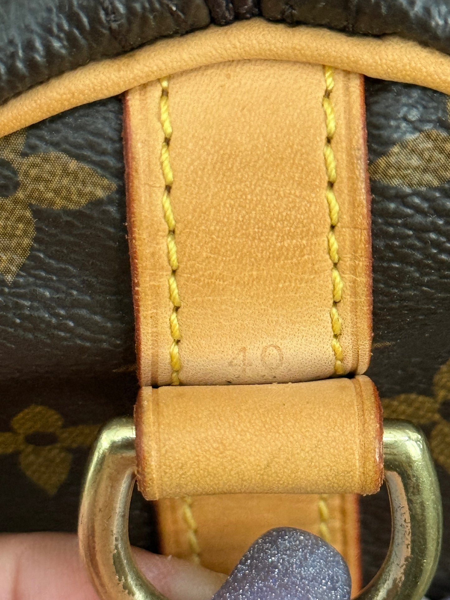 Speedy 40 Bandoulier in Monogram with Lock 🔐, Key and Dustbag 🗓️ Year: 2012