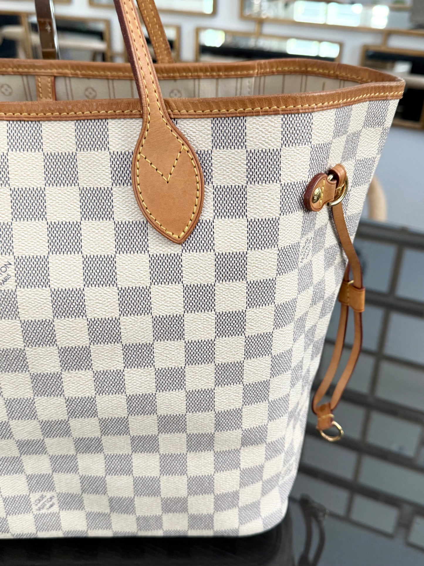 Neverfull MM Azur iwith Dustbag and Insert Organizer-🗓️ Year: 2011