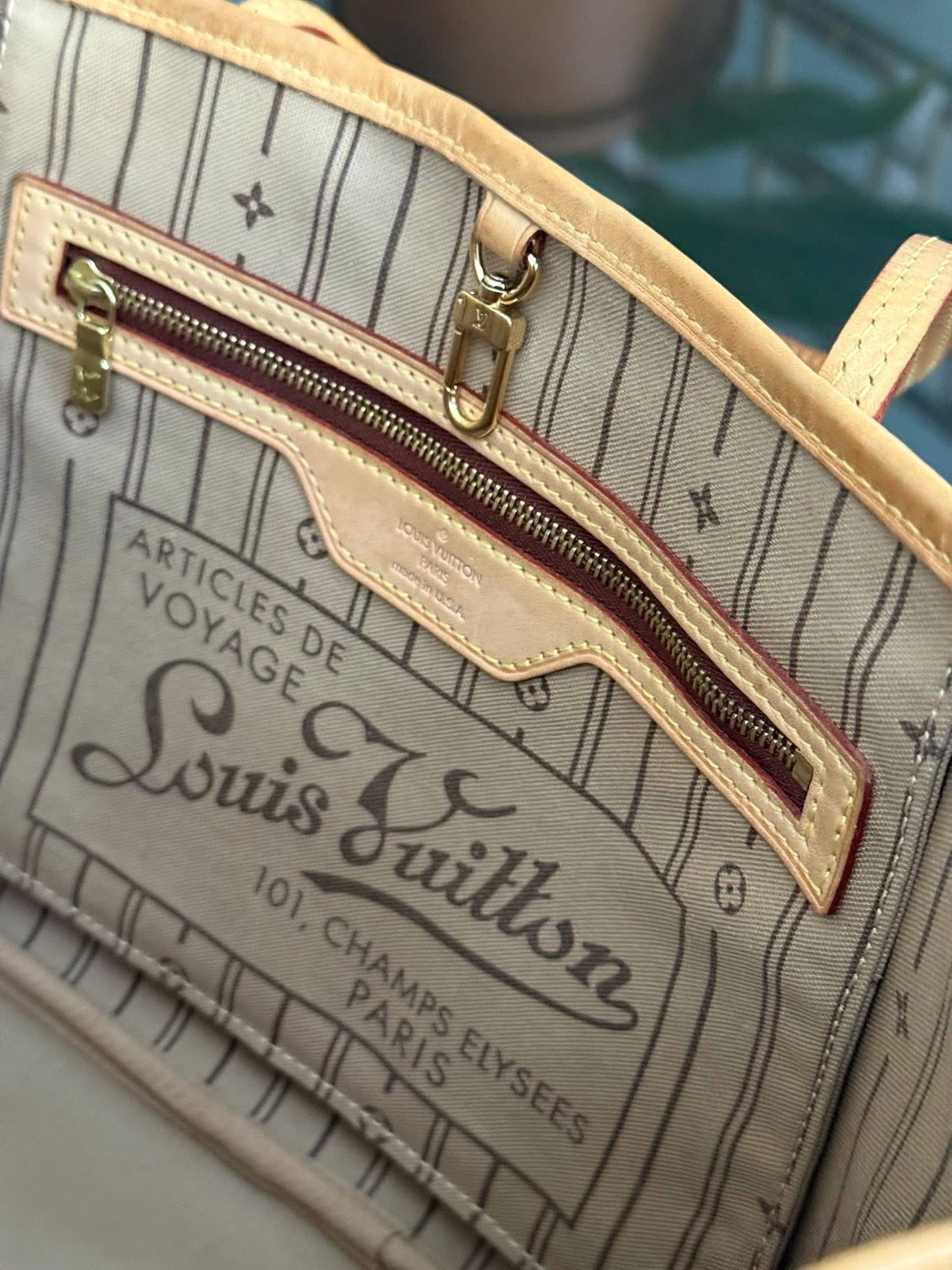 Neverfull PM in Monogram with Dustbag and Insert Organizer 🗓️ Year: 2007