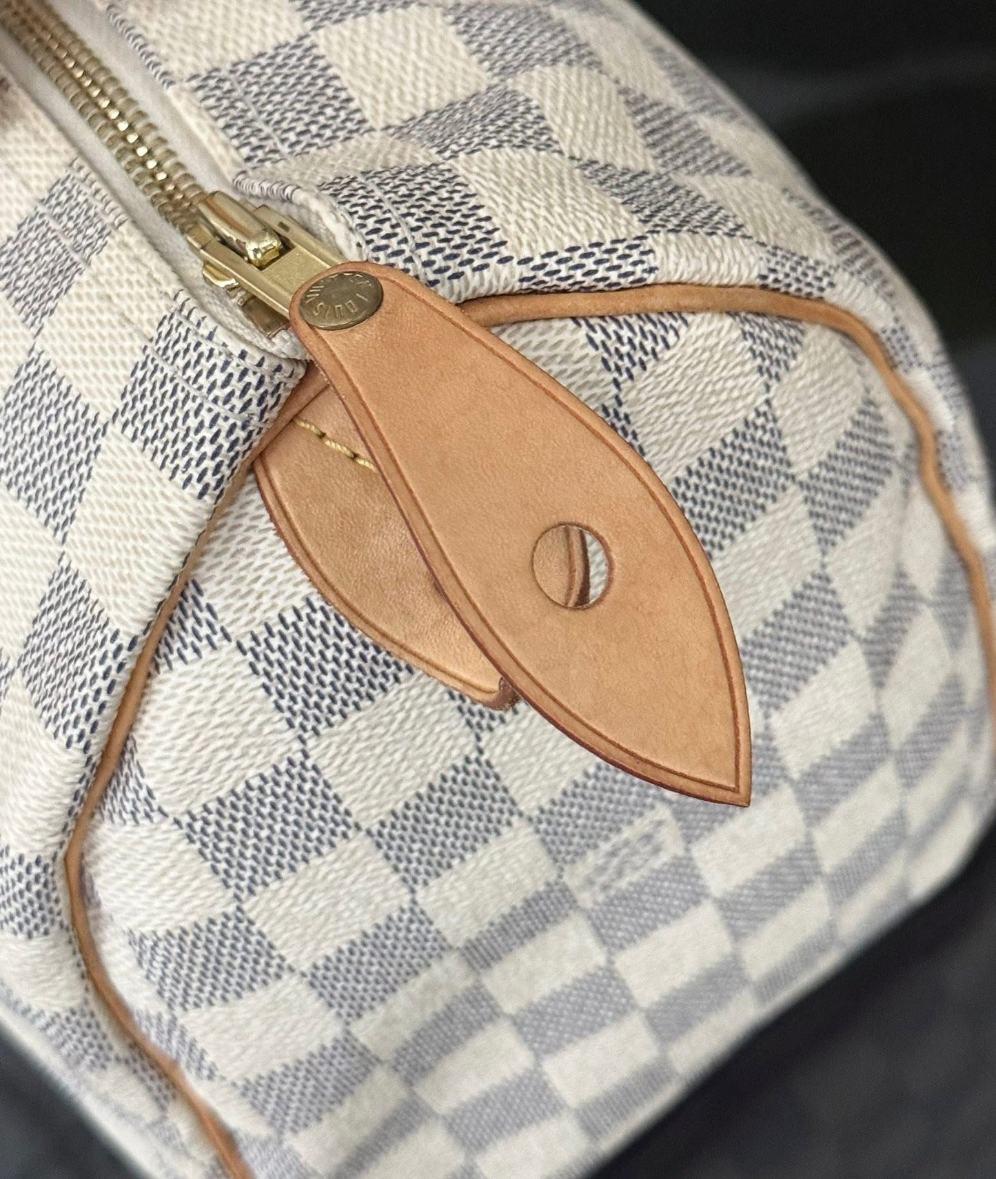 Speedy 25 in Damier Azur with lock 🔐 key and Dustbag -🗓️ Year 2007