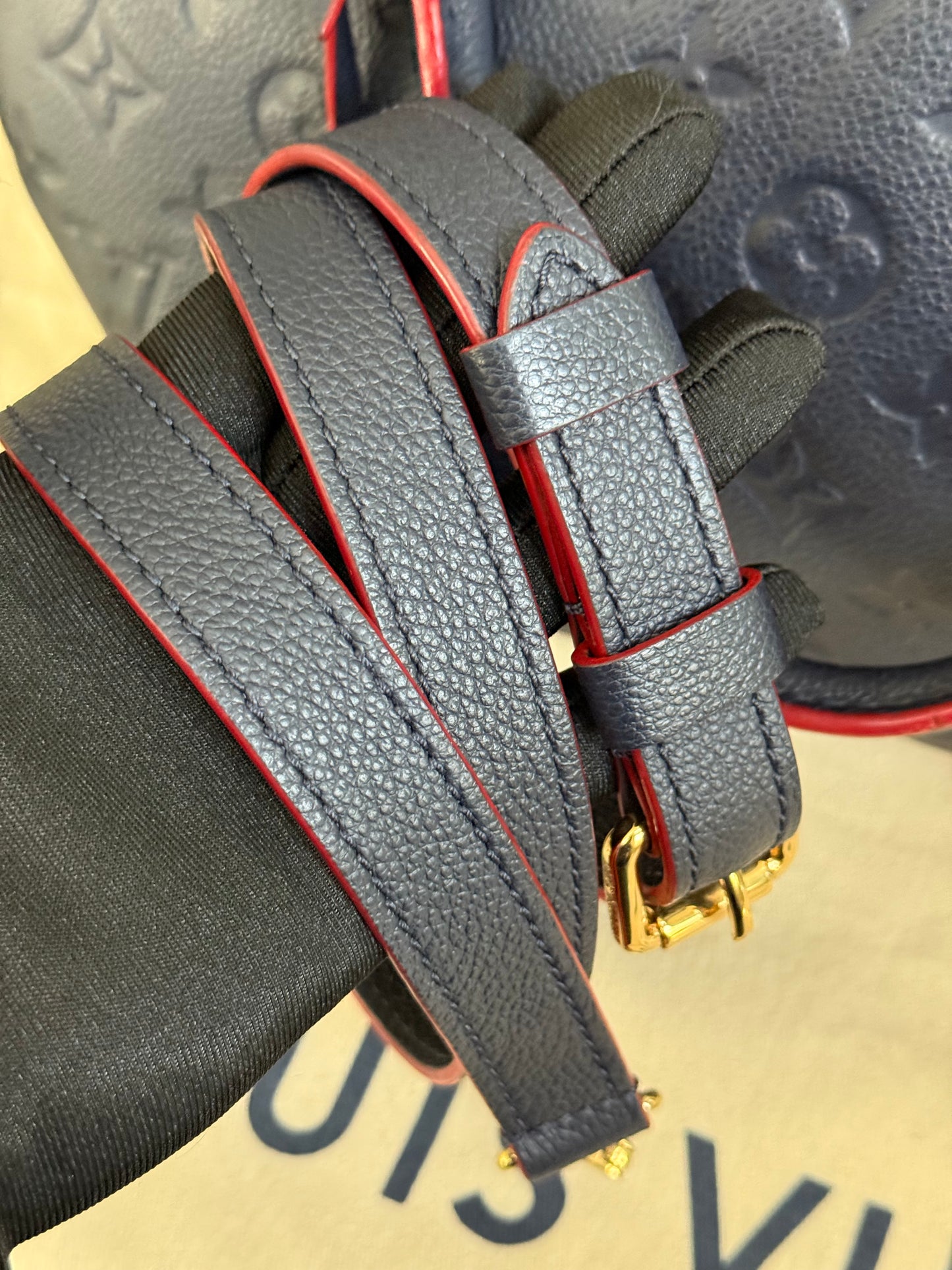Empreinte Speedy 30 Bandoulier Marine Rouge with Dustbag 🗓️ Year: 2016