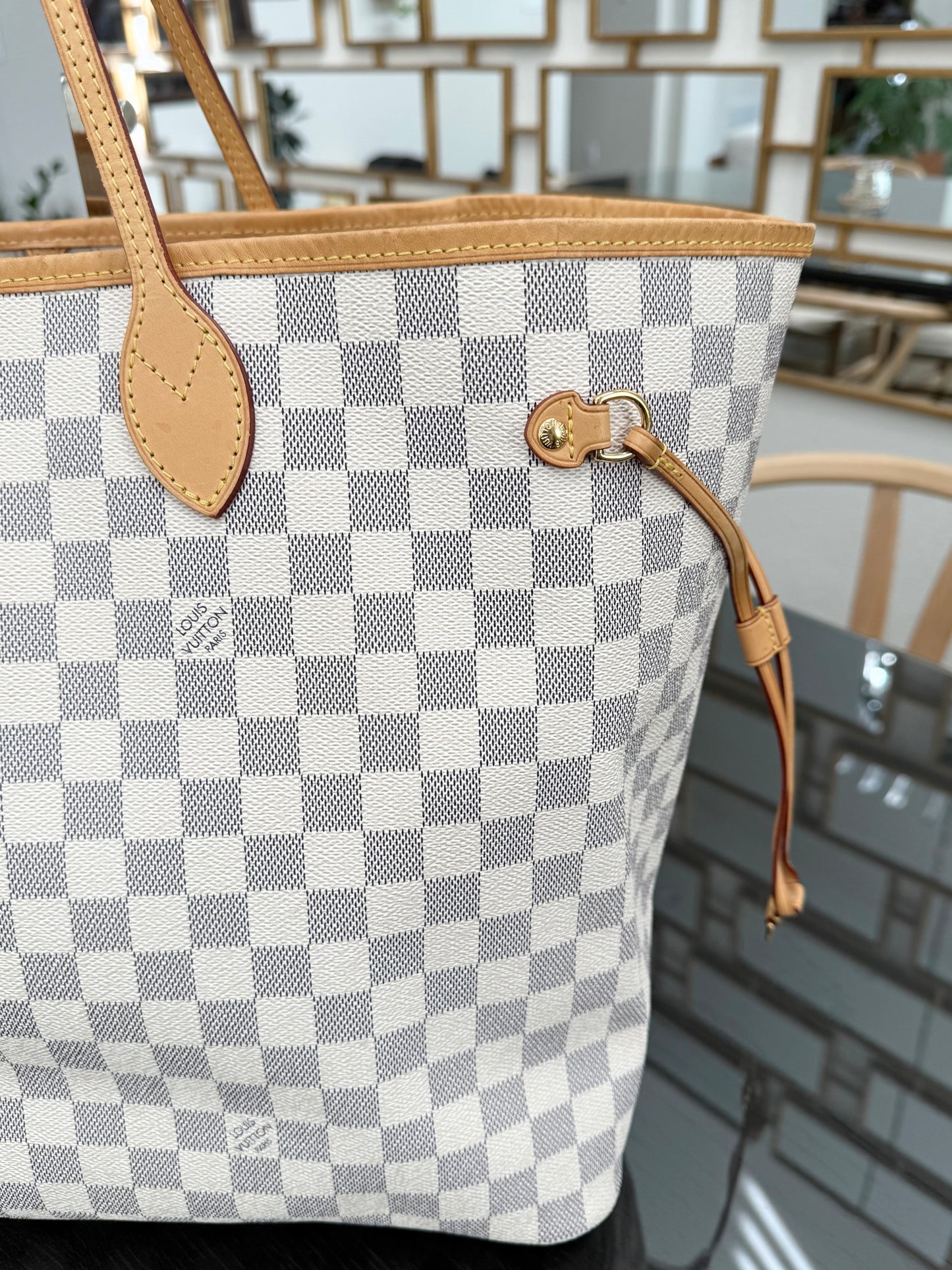 Neverfull GM Azur with Dustbag and Insert Organizer -🗓️ Year: 2012