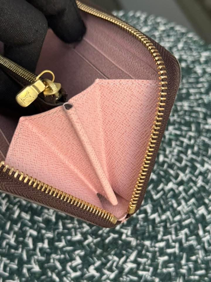Clemence Wallet Monogram in Rose Ballerine with Box 🗓️ Year 2017