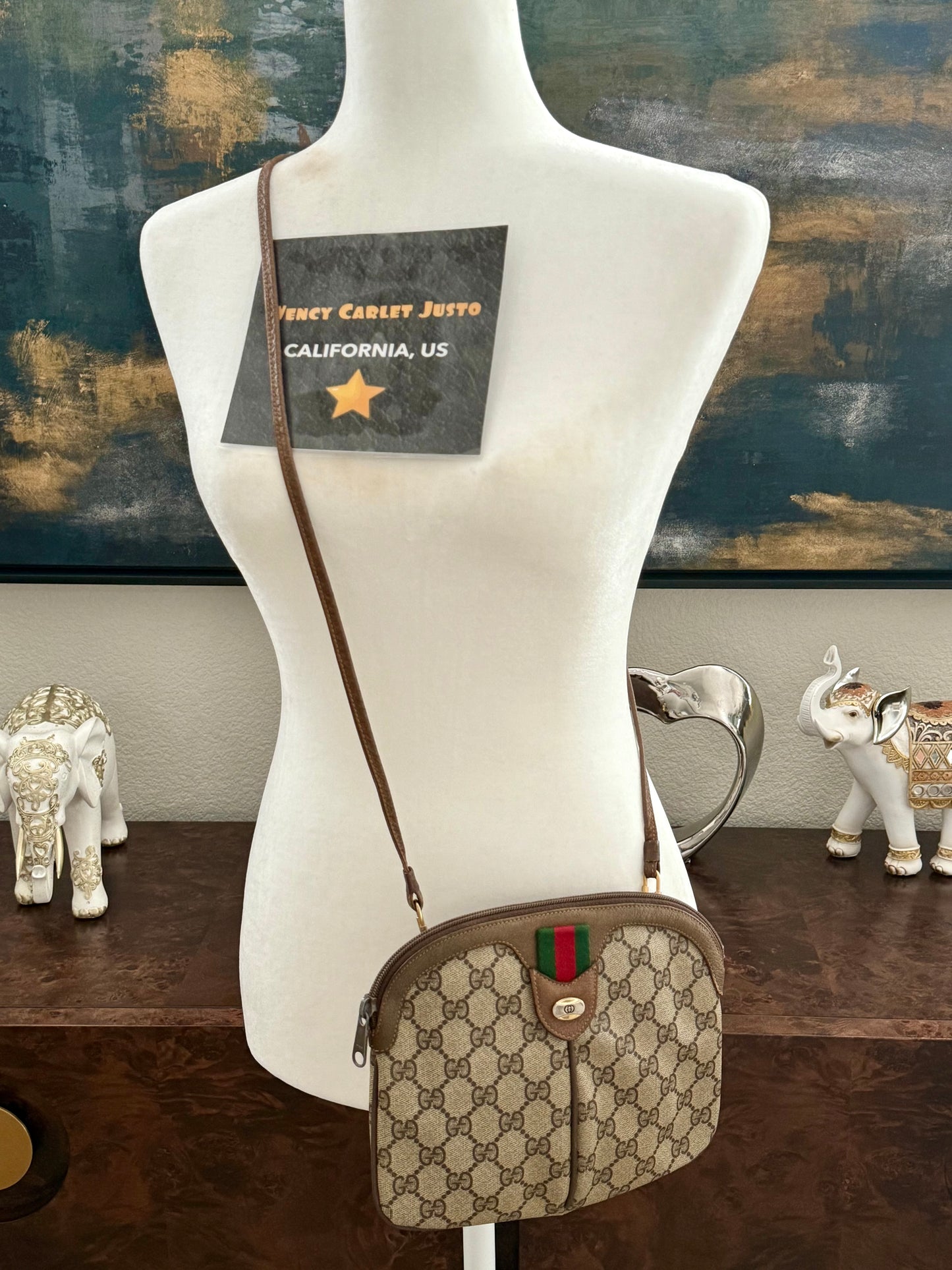 GUCCI GG Vintage Sherryline Crossbody bag-🗓️