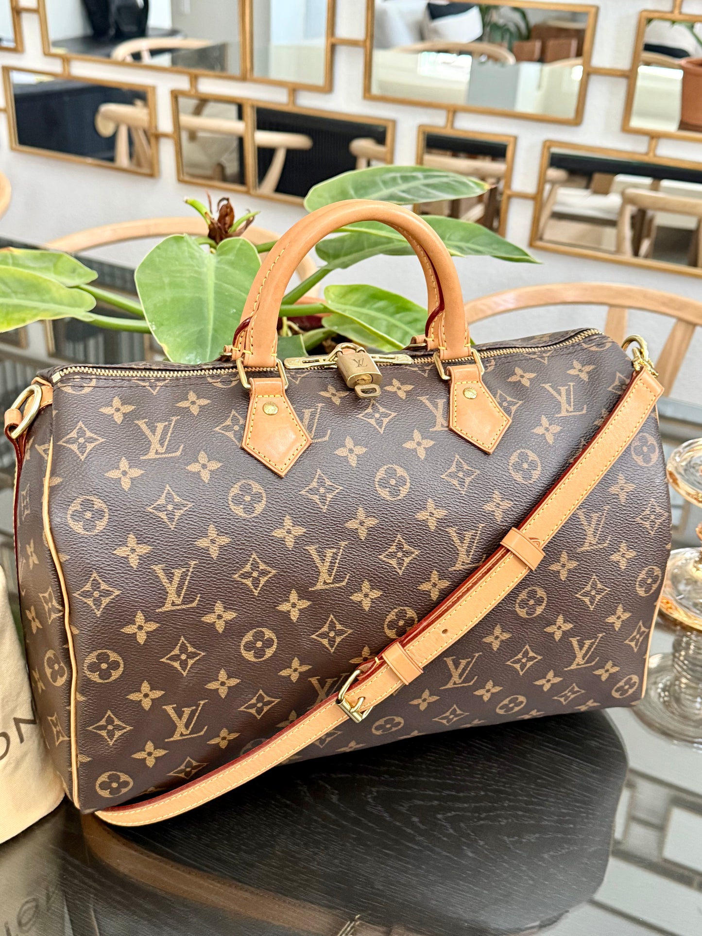 Speedy 35 Bandoulier with lock 🔐 key, Dustbag and Insert Organizer -🗓️ Year: 2015