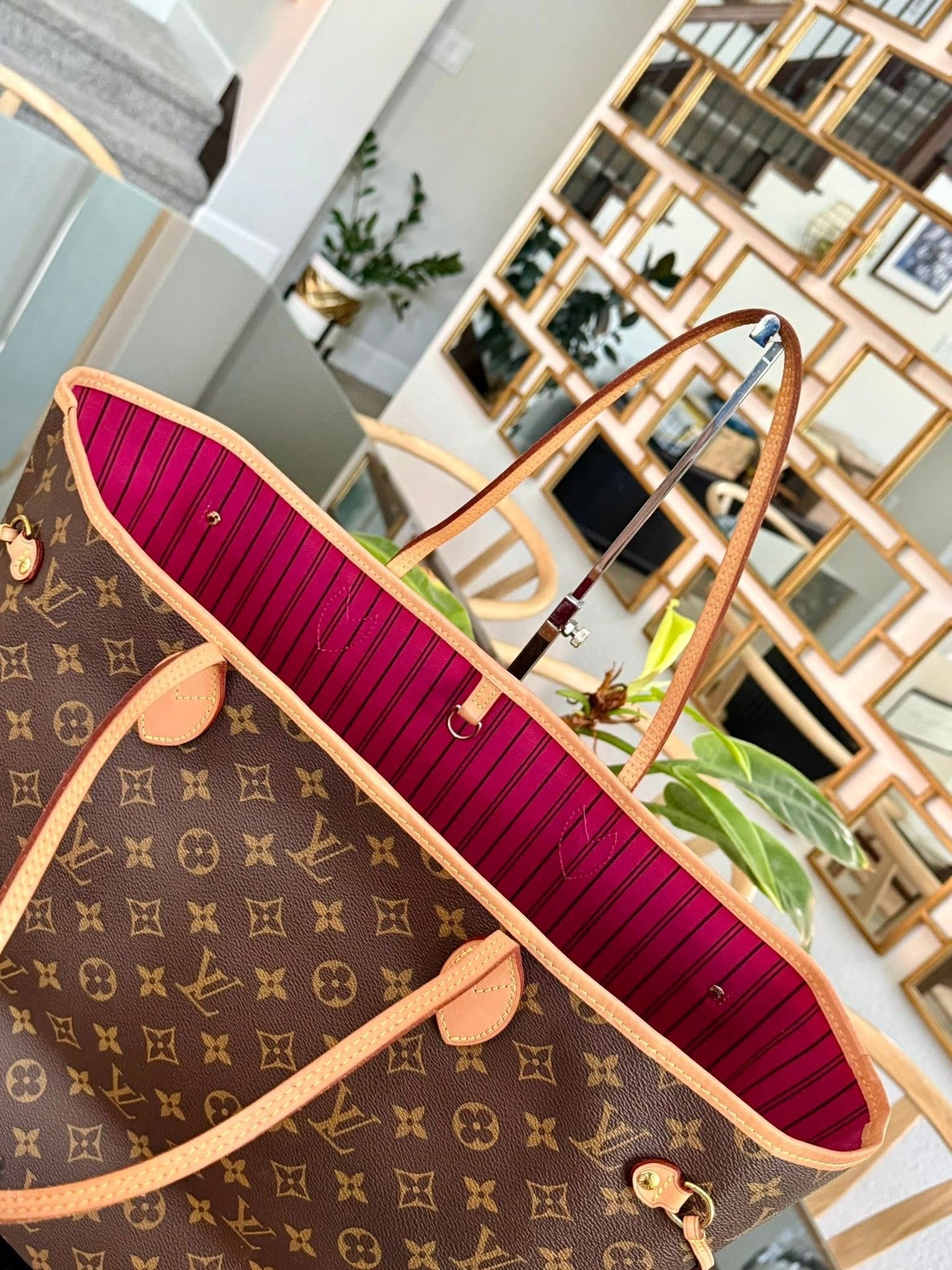 Neverfull GM Monogram in Peony with Dustbag -🗓️ Year 2020