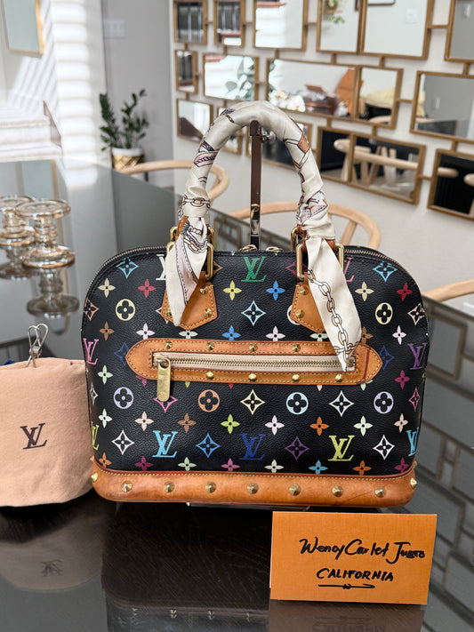 Multicolor Alma PM with Dustbag , Insert organizer and Twilly📅 Year: 2004