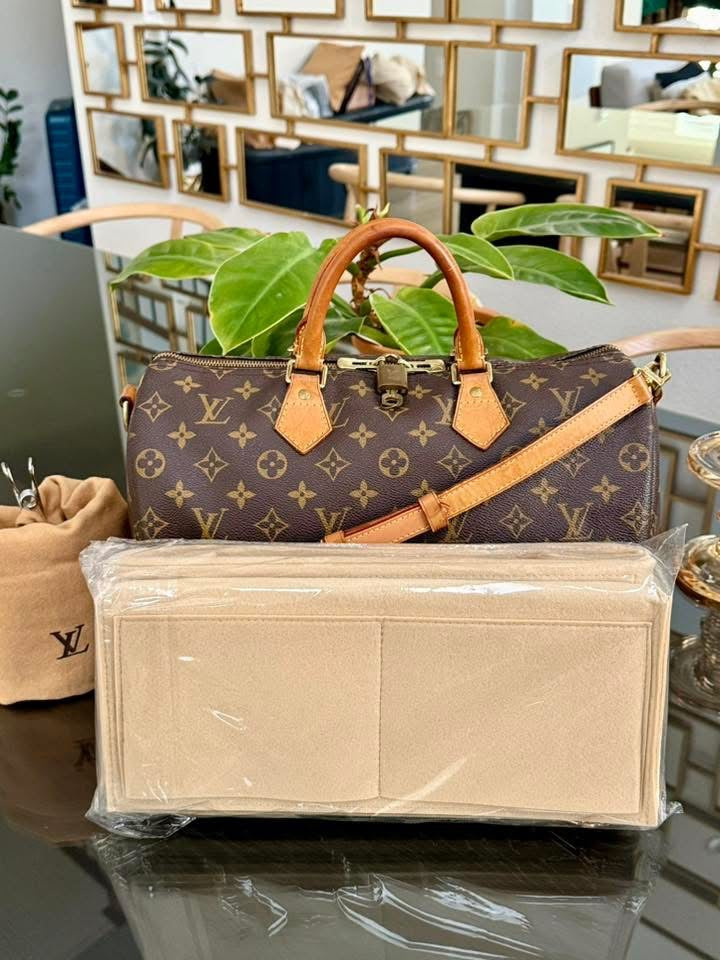 Speedy 35 Bandoulier with lock 🔐 key, Dustbag and Insert Organizer -🗓️ Year: 2011