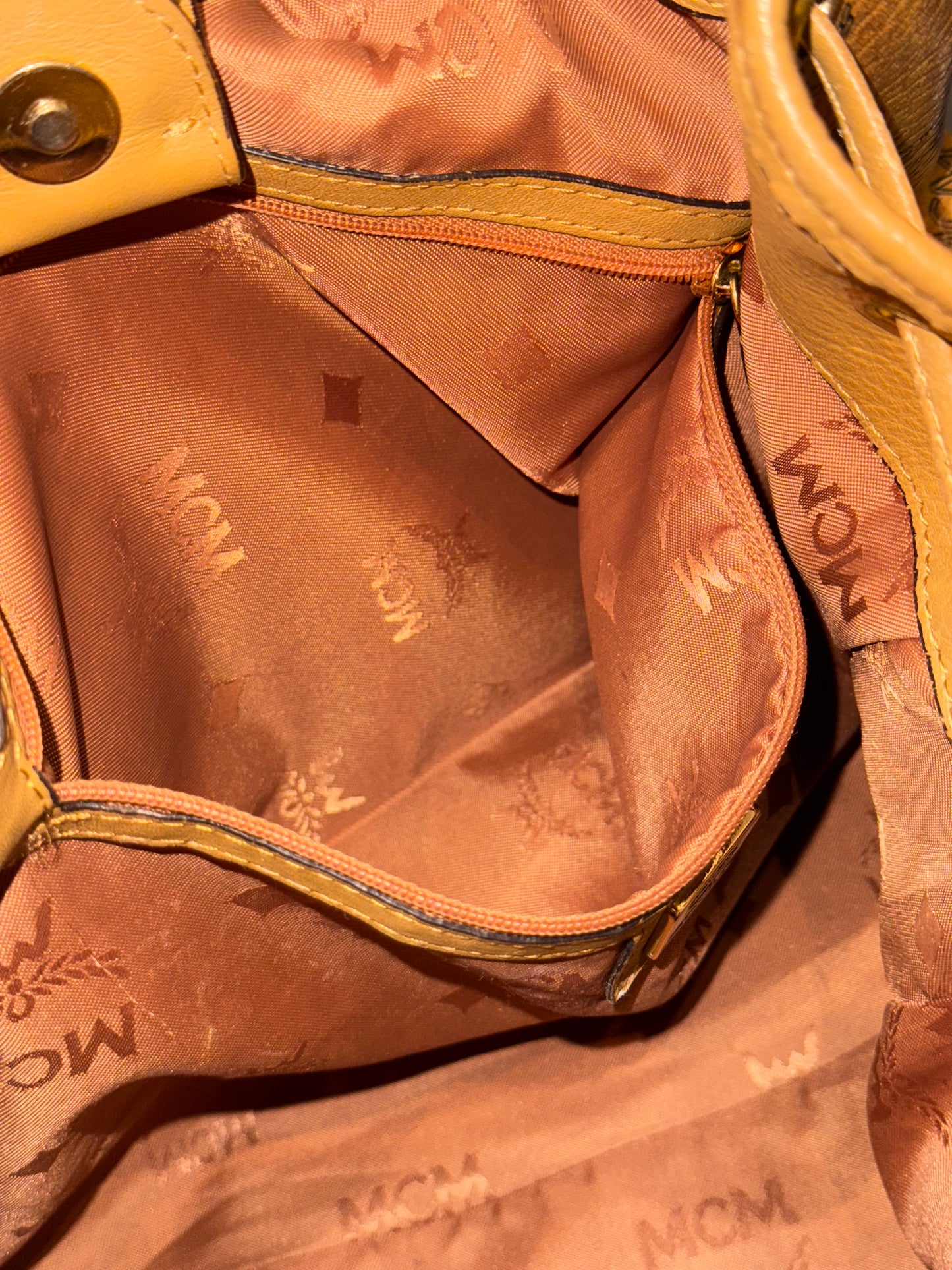 MCM Bucket Bag (No Strap)