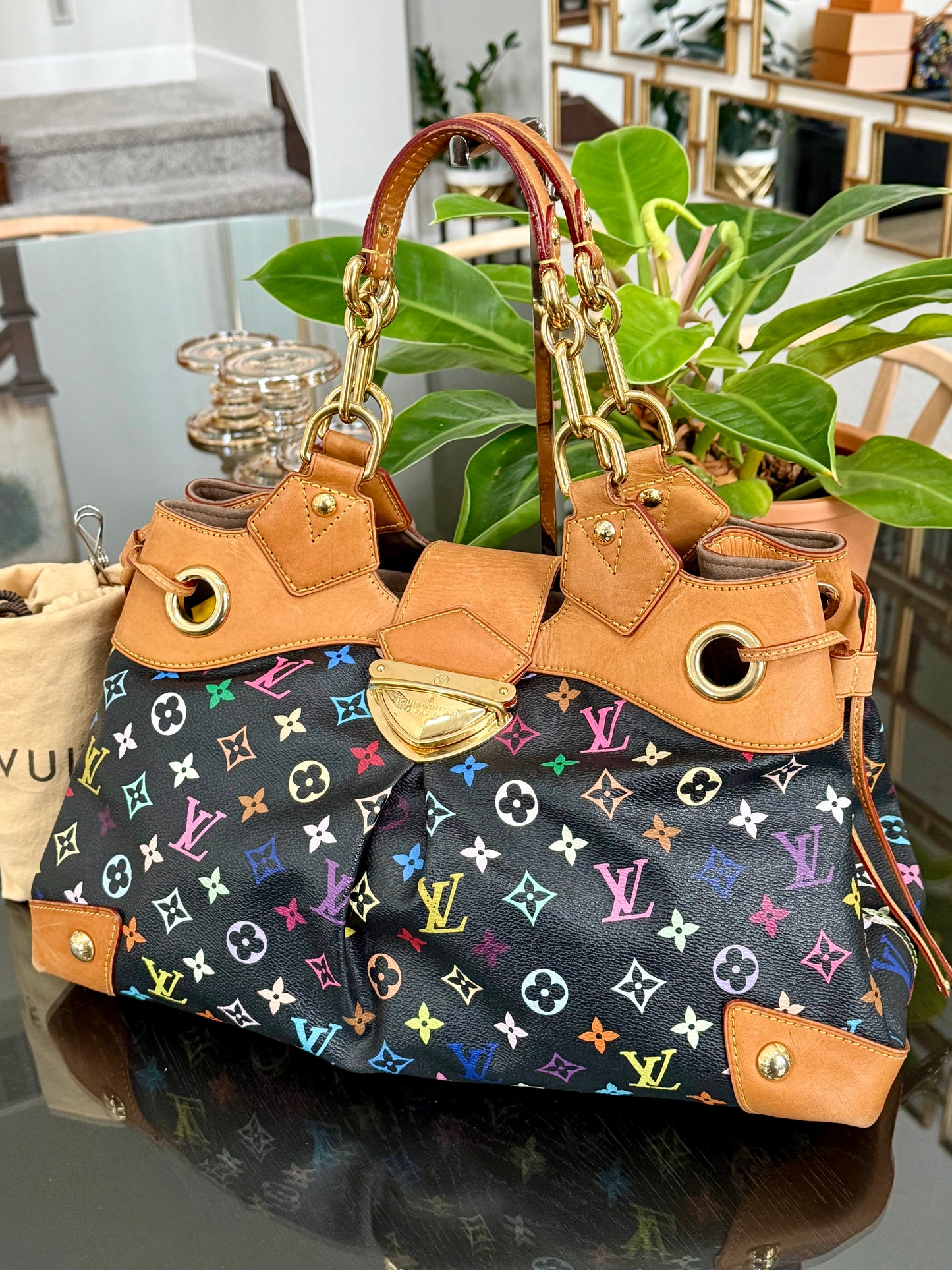 Multicolor in Black Ursula with Dustbag