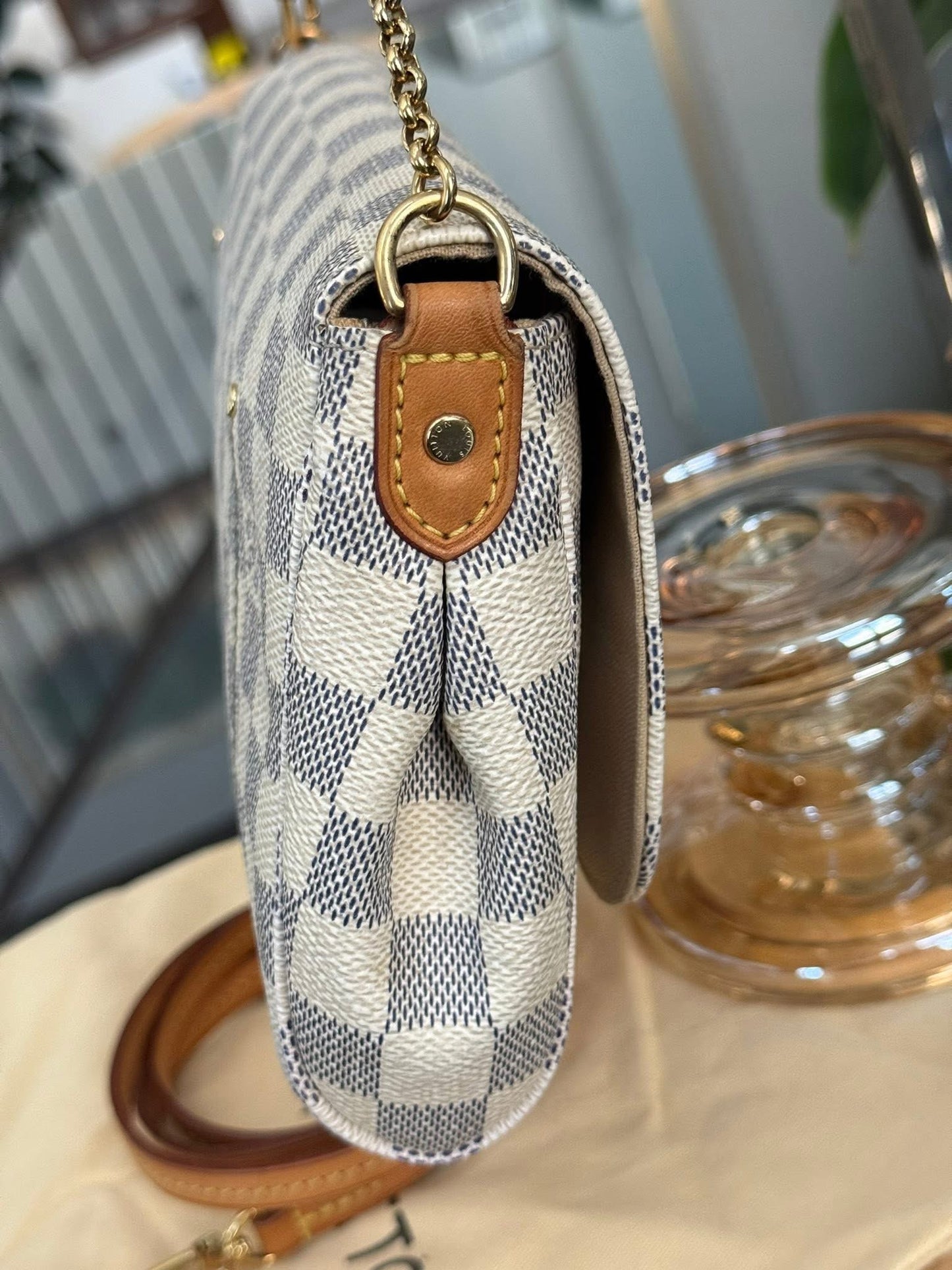 Favorite MM in Azur with Original Strap, Insert Organizer, Dustbag, Box and Paper bag 🗓️ Year: 2014