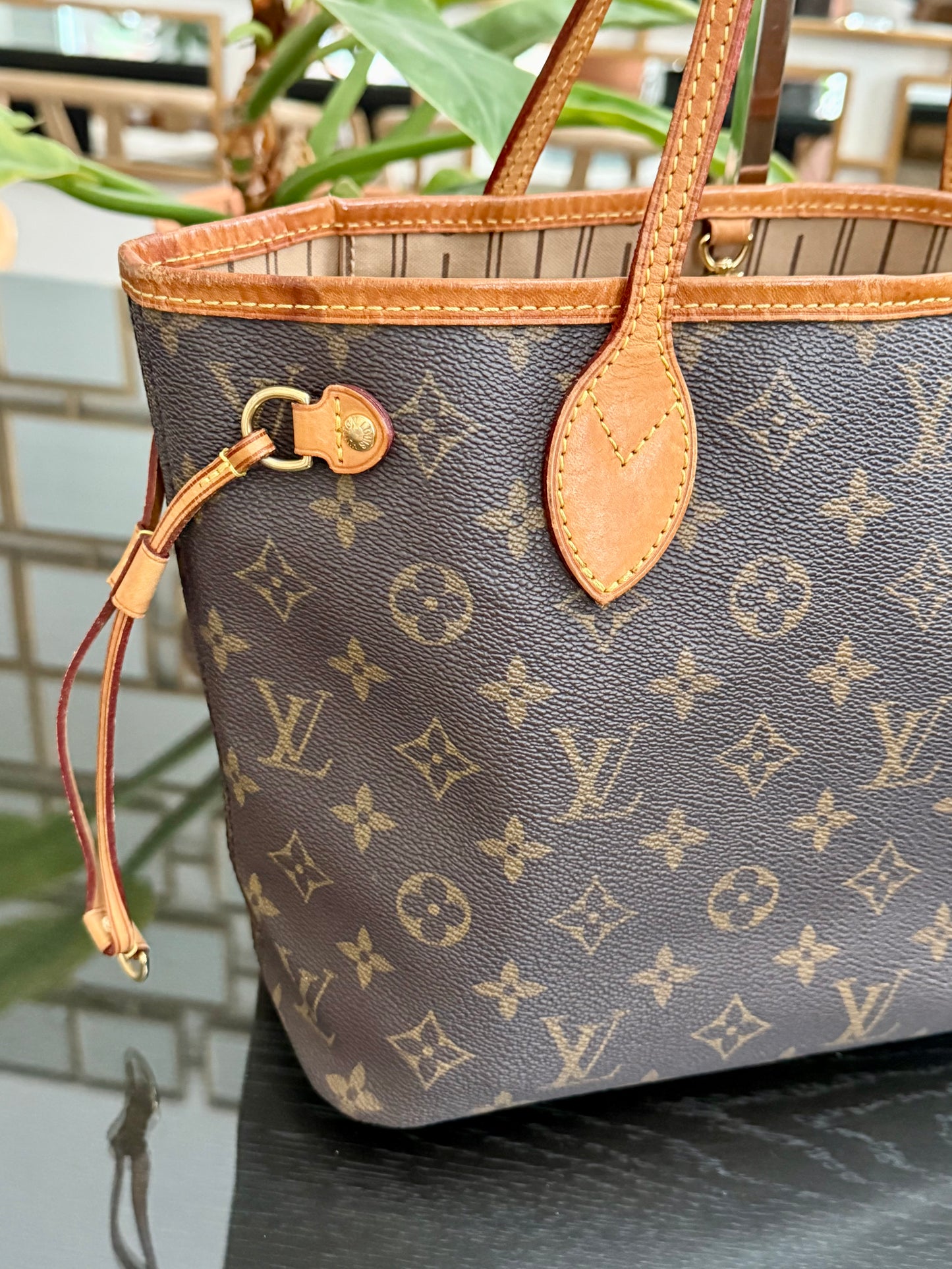 Neverfull PM in Monogram with Dustbag and Insert Organizer 🗓️ Year: 2009