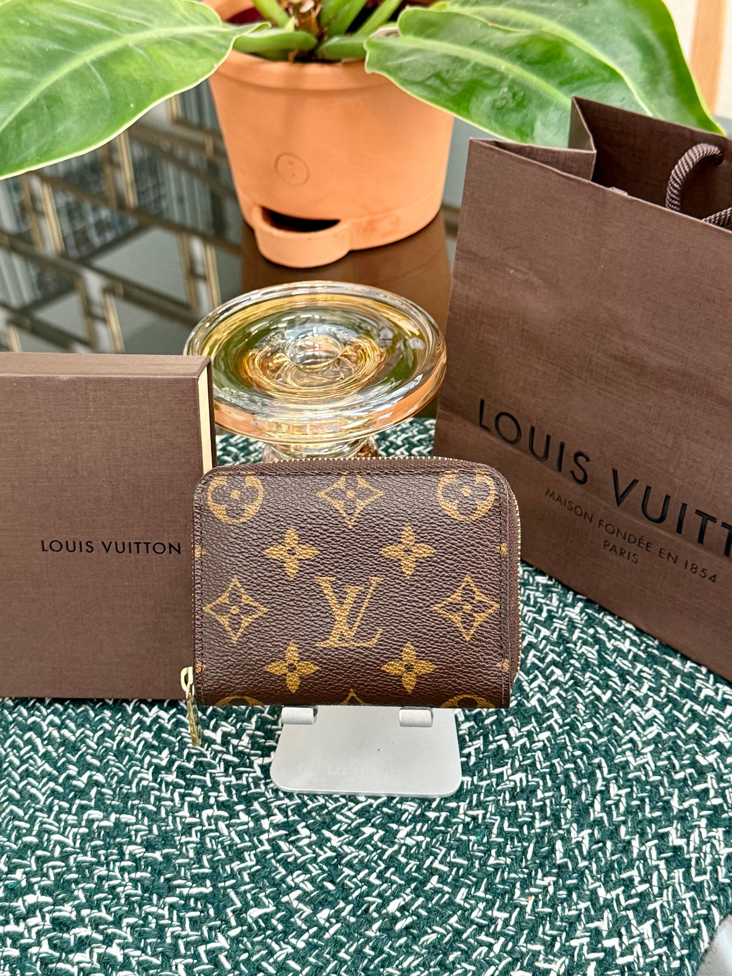 Monogram Zippy Compact Wallet with Box and Paper bag 🗓️ Year: 2011