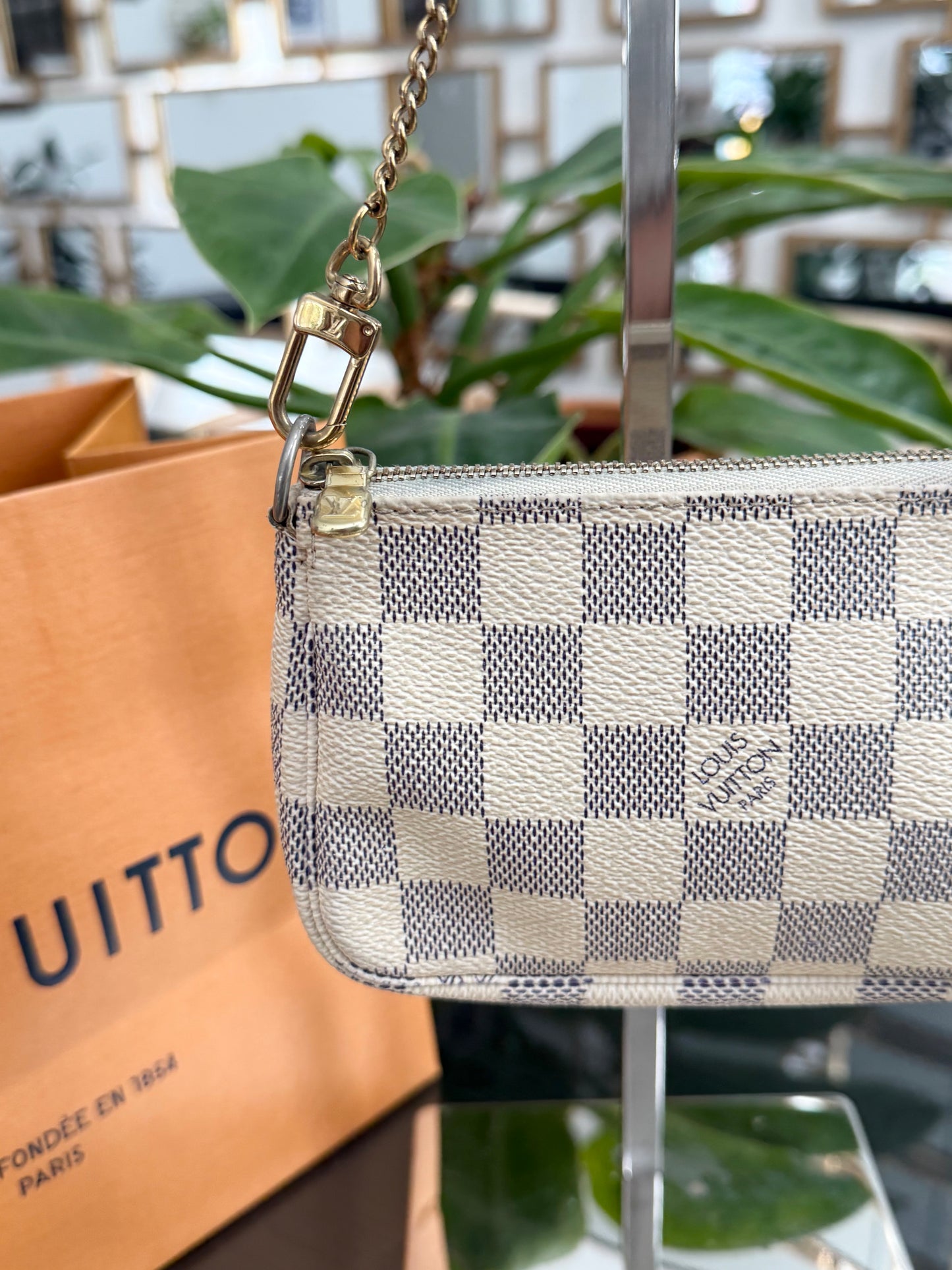 Mini Pochette Accessories Azur with Dustbag and Paper bag -🗓️ Year: 2016