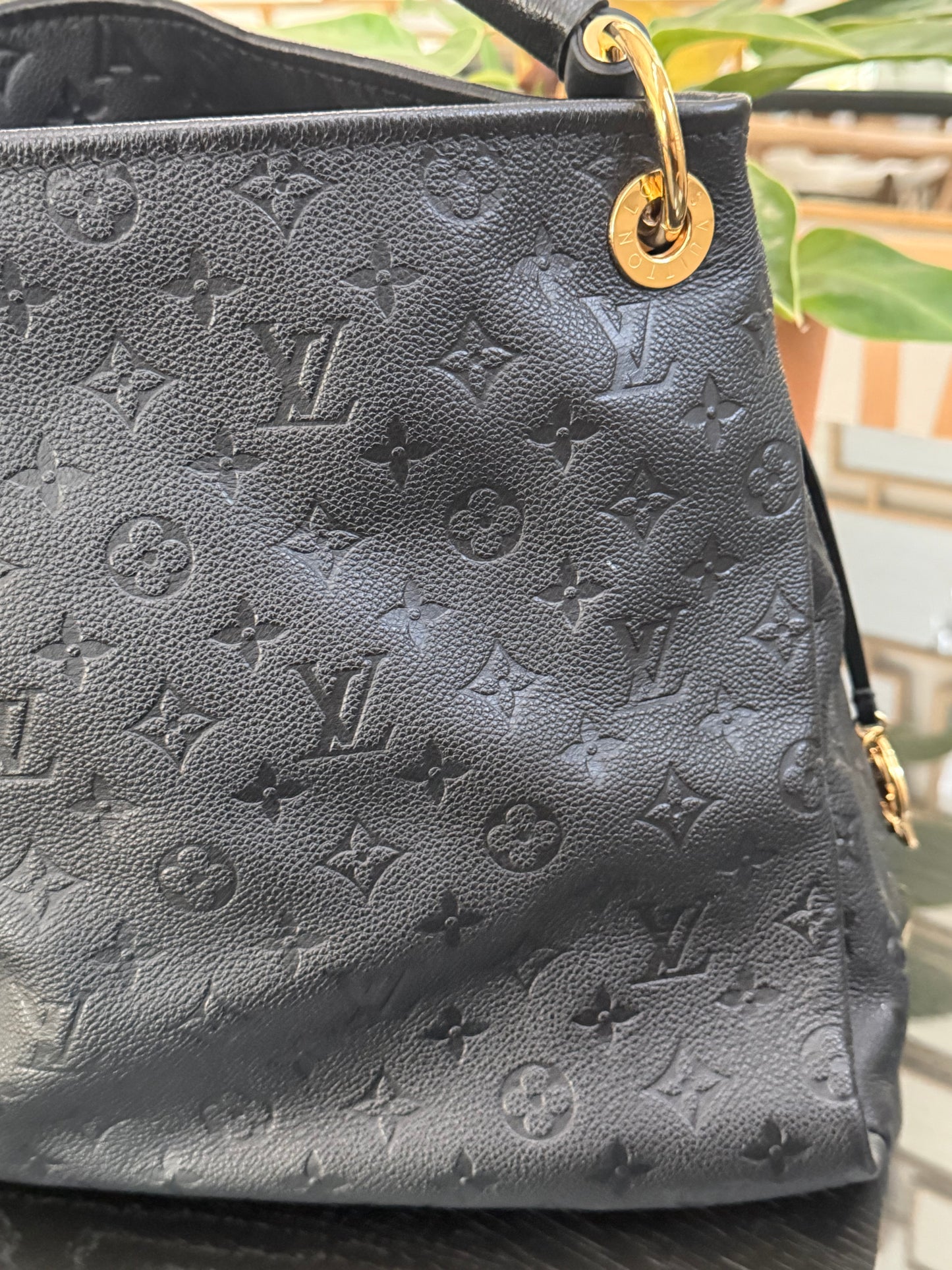 Artsy MM Empriente Black with Dustbag - 📅 Microchip and Authenticated